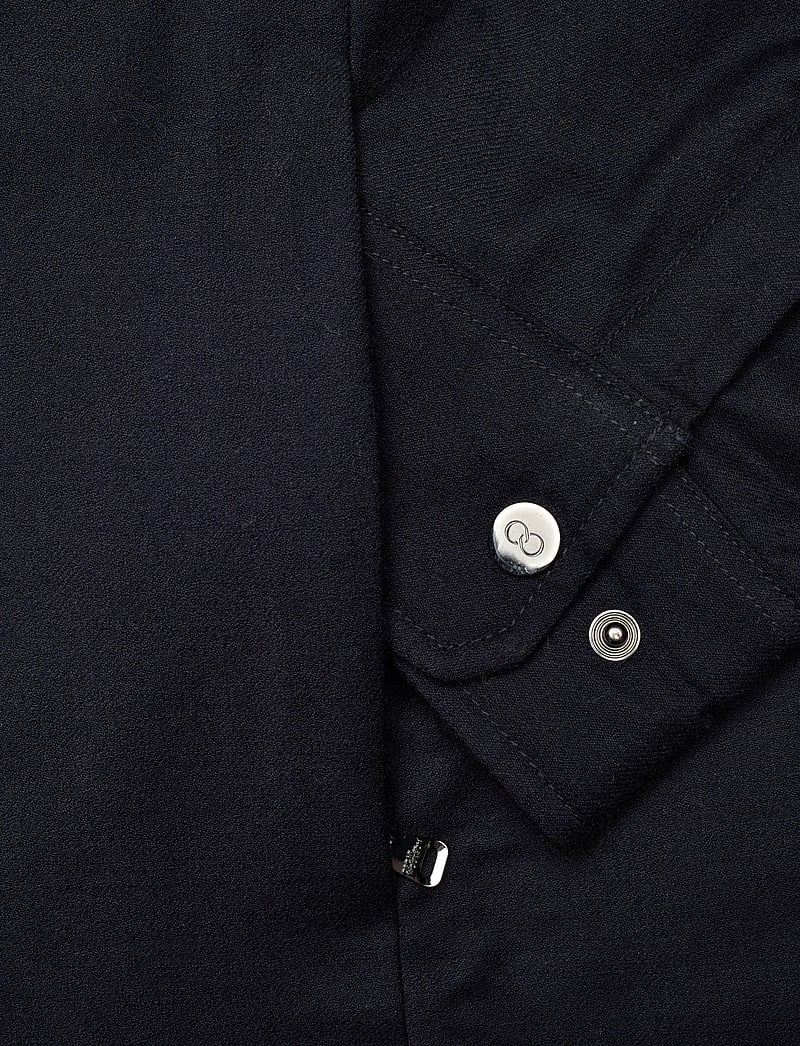 Oscar Jacobson - Flanell Shirt Jacket - hybridjackor - navy - 3