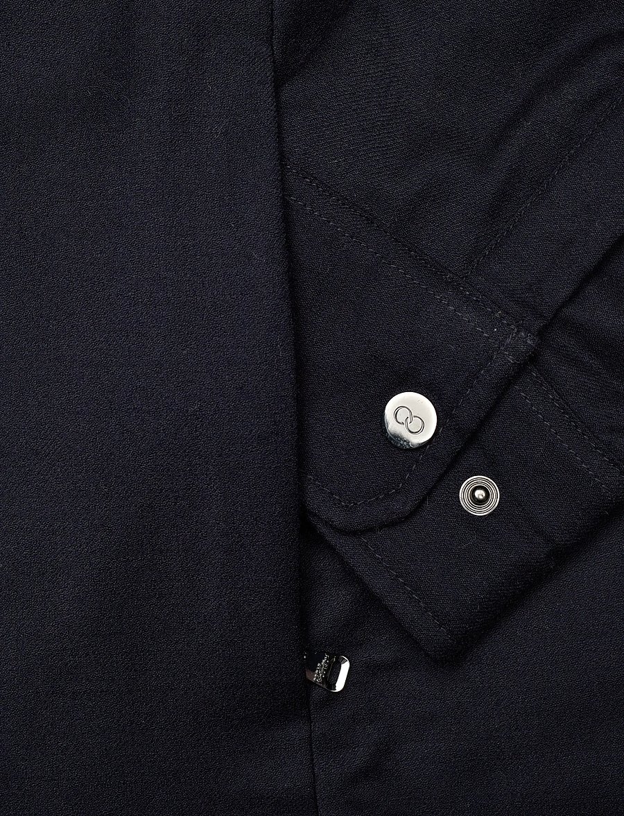 Oscar Jacobson - Flanell Shirt Jacket - hübriidjoped - navy - 3