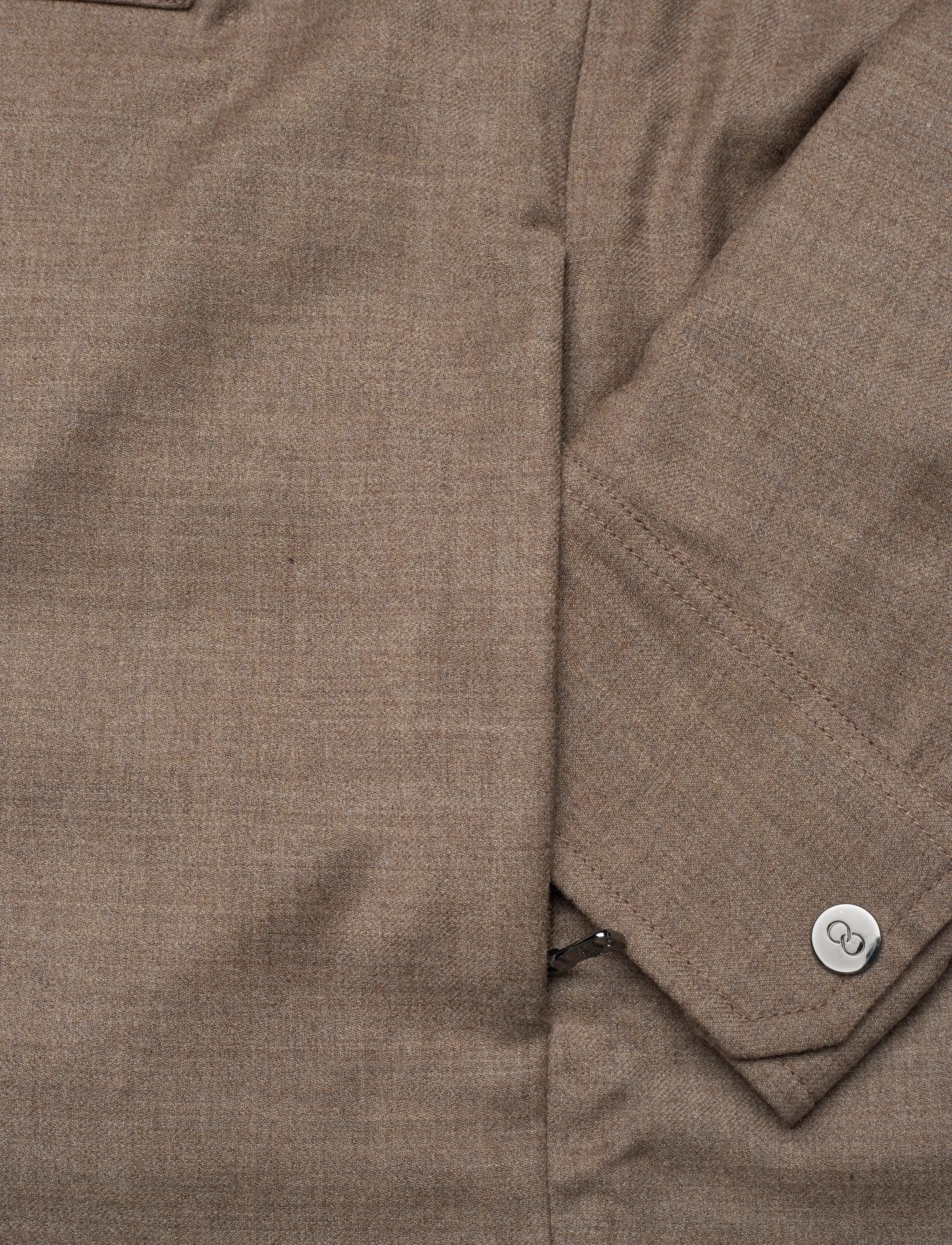 Oscar Jacobson - Flanell Shirt Jacket - hybrid-jacken - walnut beige - 3