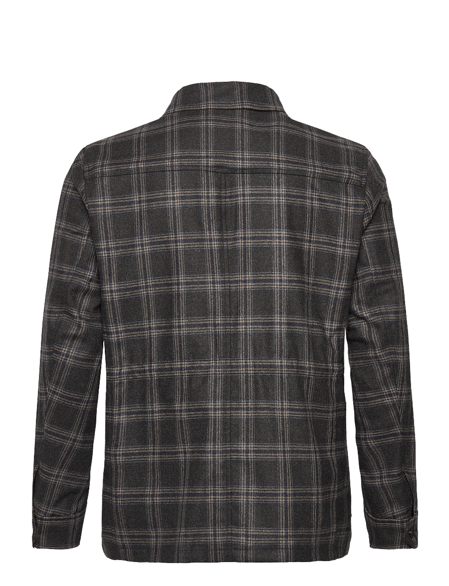 Oscar Jacobson - Sirolo Shirt Jacket - jakker - dark brown - 1