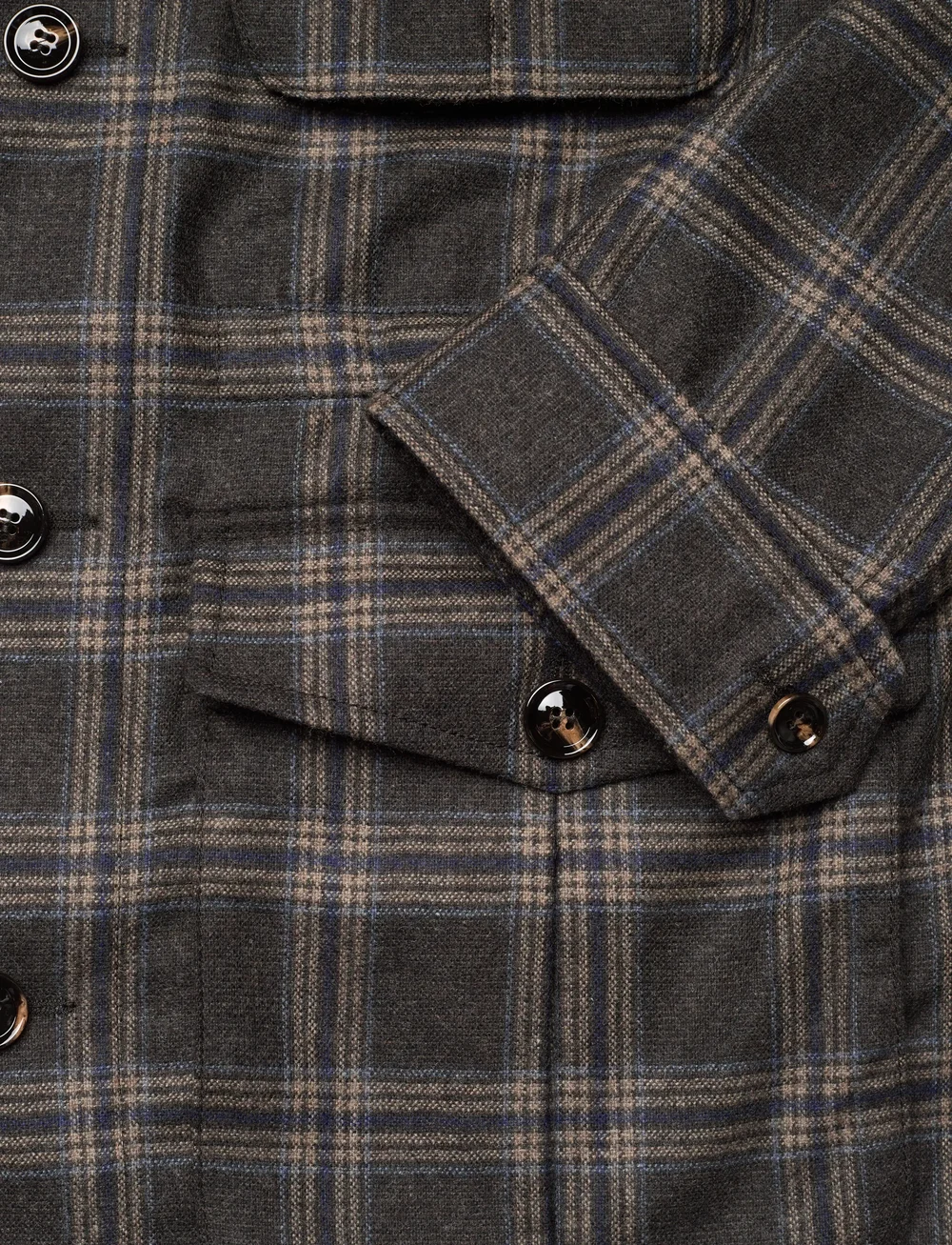 Oscar Jacobson - Sirolo Shirt Jacket - vinterjakker - dark brown - 3