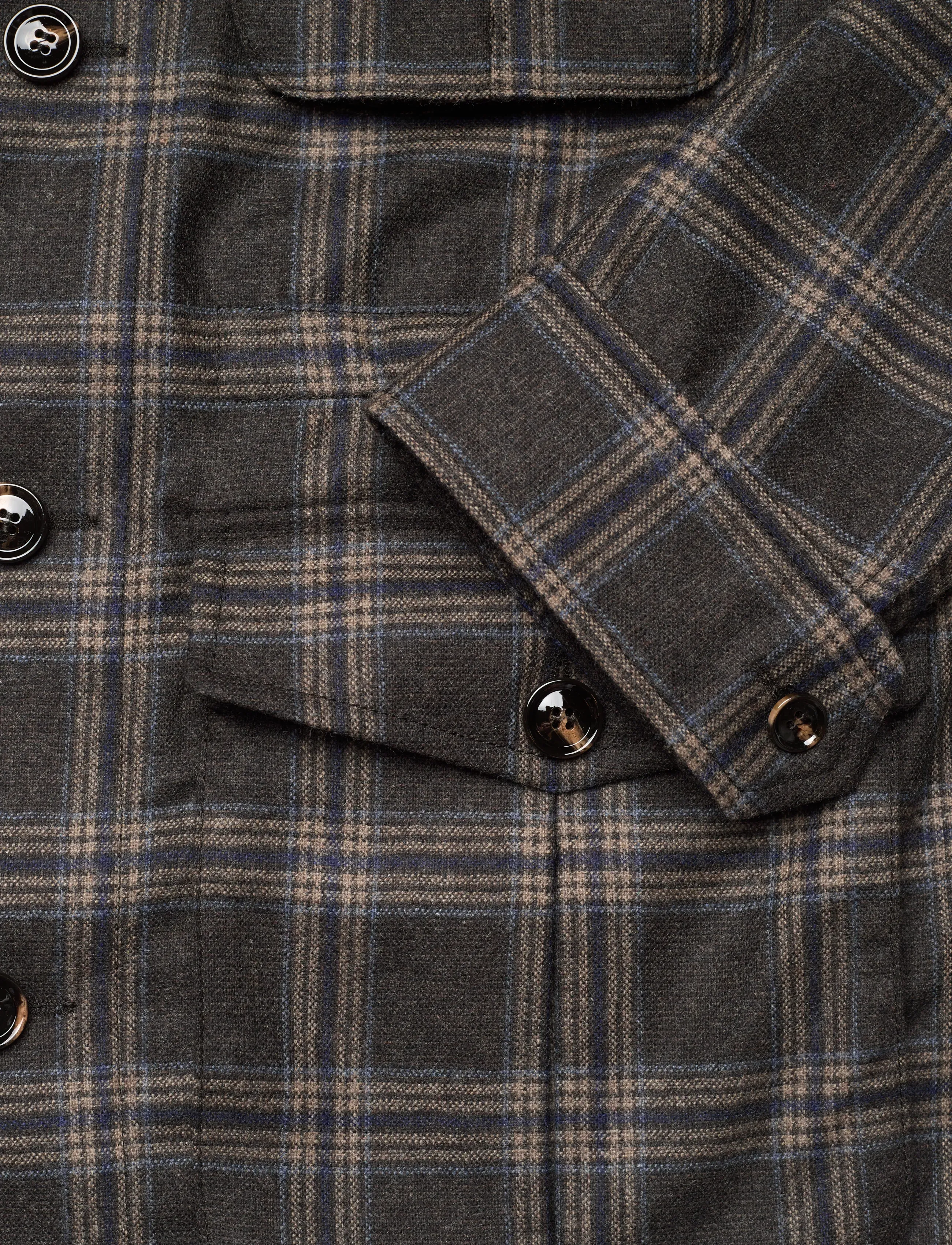 Oscar Jacobson - Sirolo Shirt Jacket - jakker - dark brown - 3