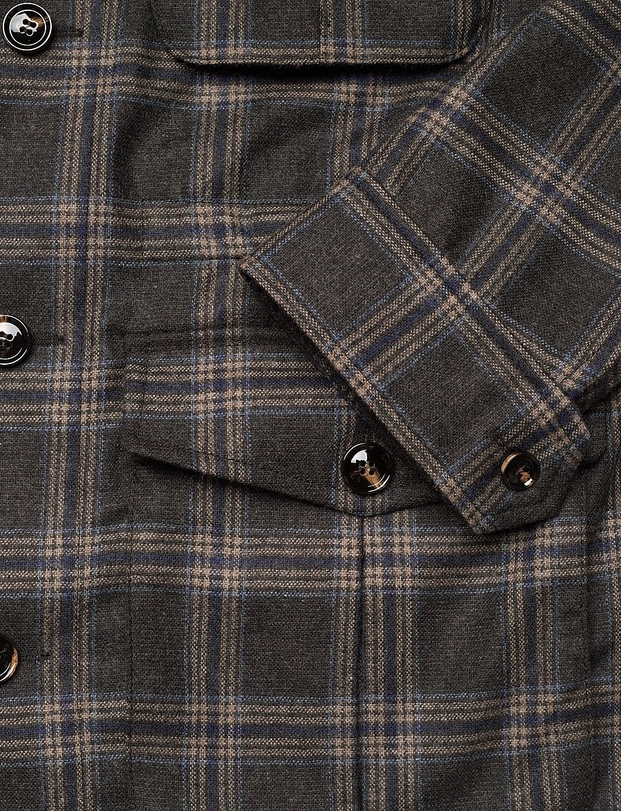 Oscar Jacobson - Sirolo Shirt Jacket - jakker - dark brown - 3