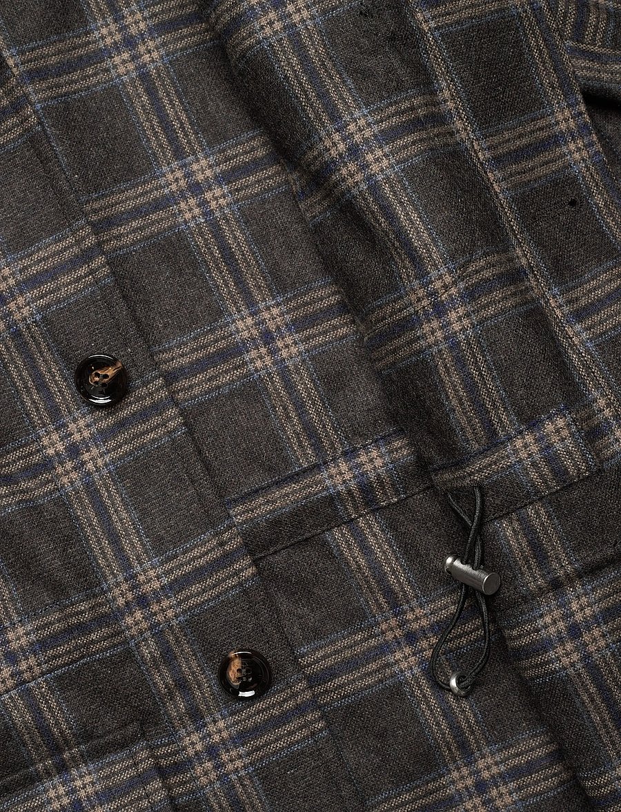Oscar Jacobson - Sirolo Shirt Jacket - jakker - dark brown - 4