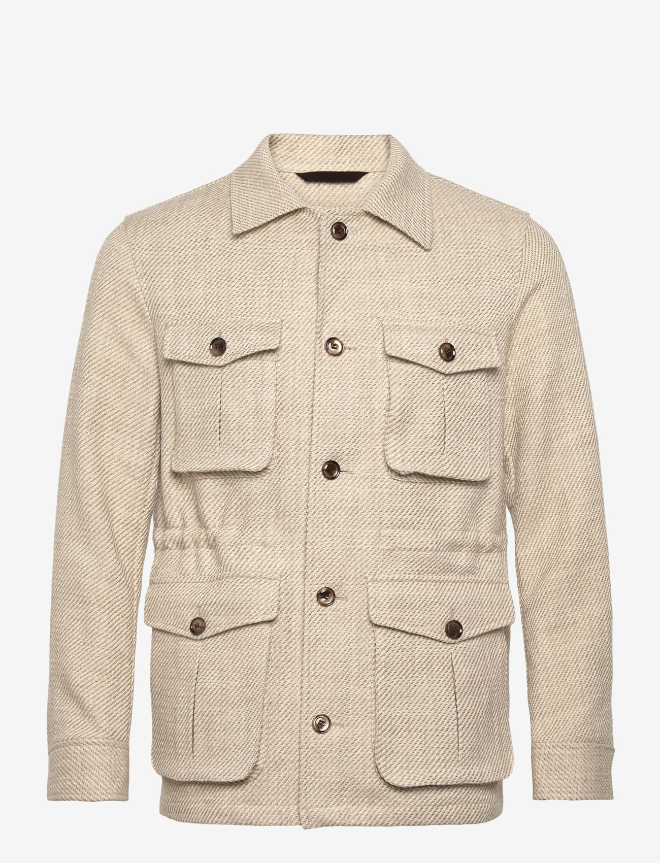 Oscar Jacobson - Sirolo Shirt Jacket - vindjakker - snow white - 2
