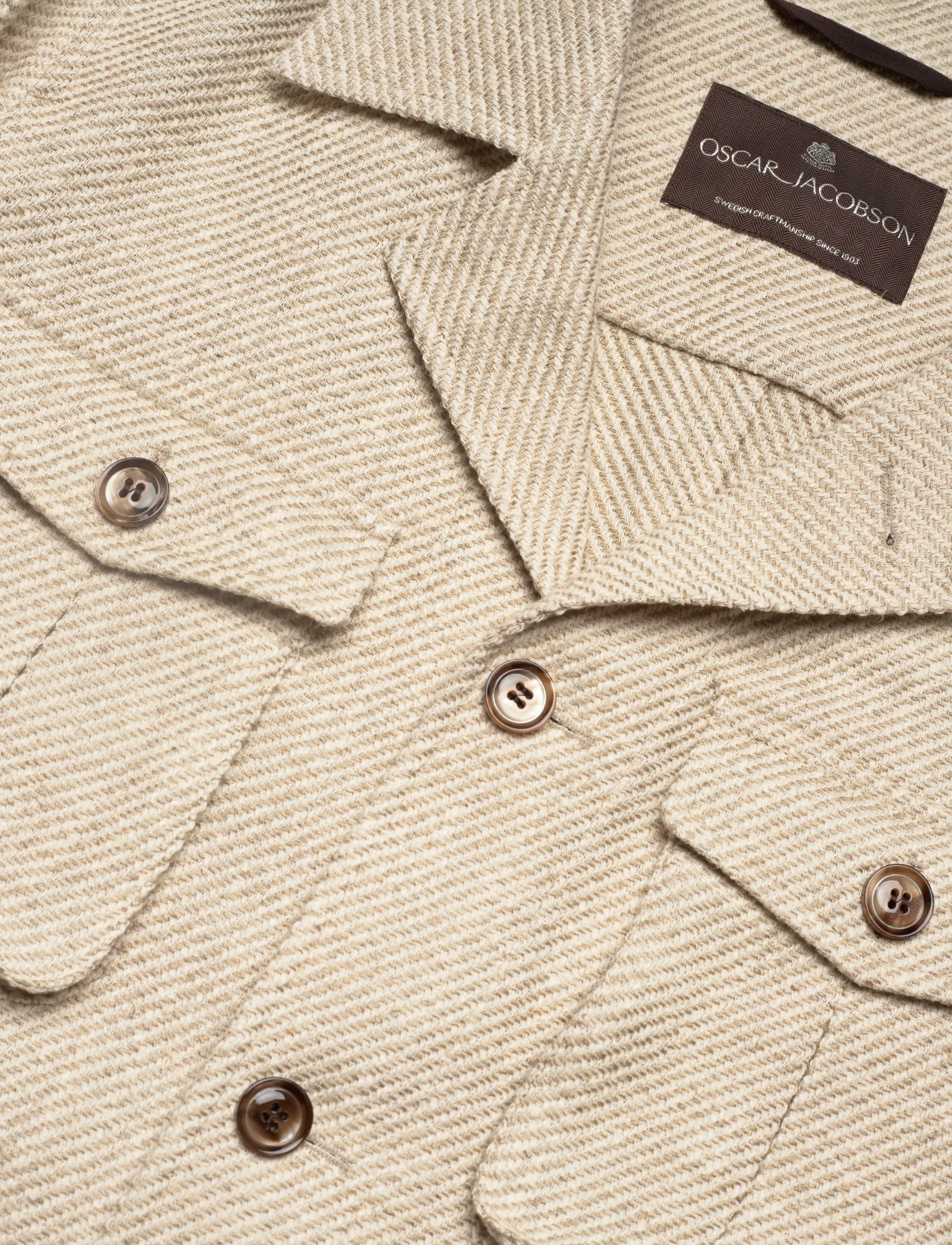 Oscar Jacobson - Sirolo Shirt Jacket - snow white - 3