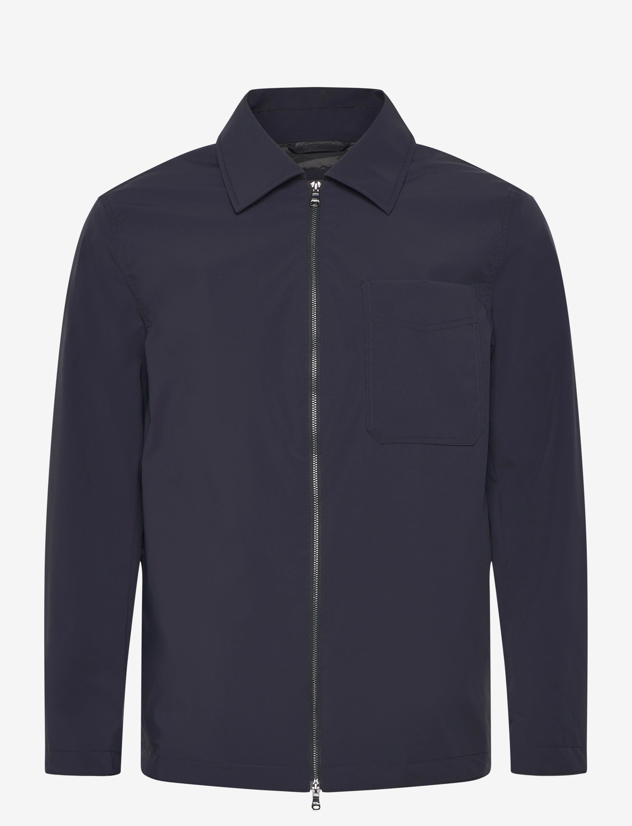 Oscar Jacobson - Light Zipped Shirt Jacket - shop efter anledning - navy - 0