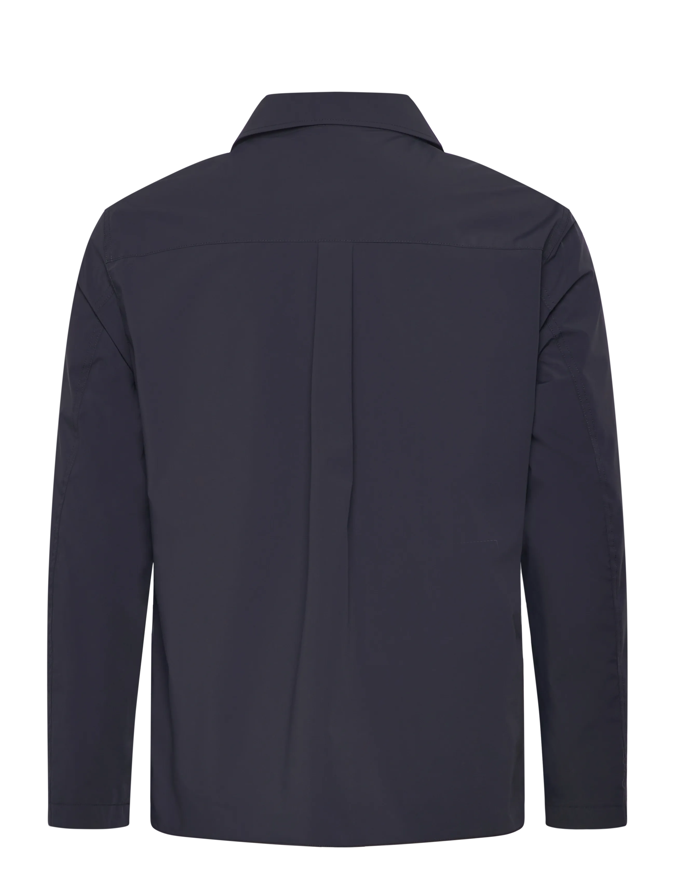 Oscar Jacobson - Light Zipped Shirt Jacket - navy - 1