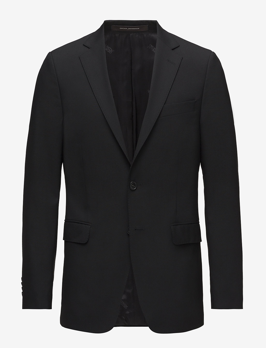 Oscar Jacobson - Falk Blazer - single breasted blazers - 310 - black - 0