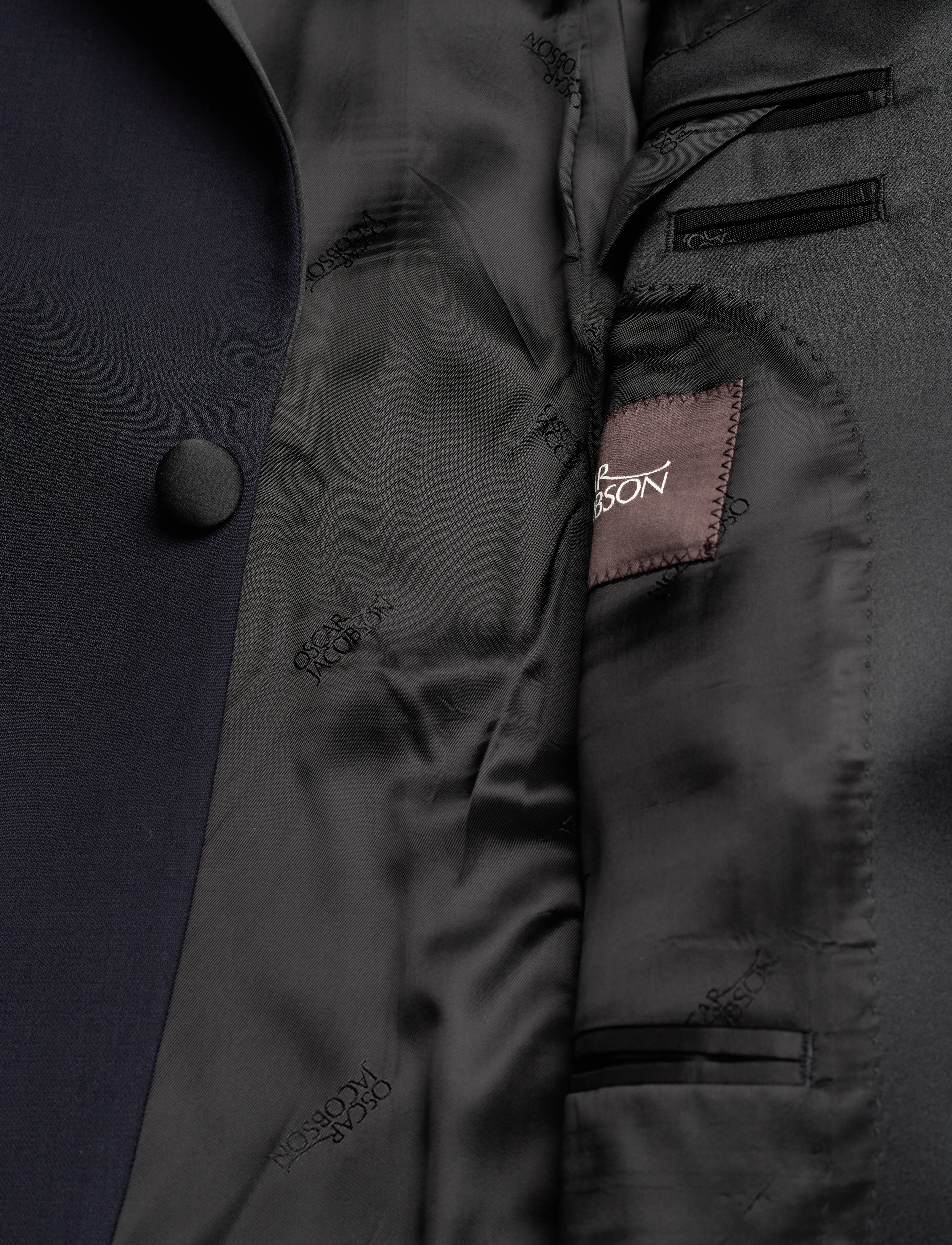 Oscar Jacobson - Frampton Blazer - smoking - navy - 4