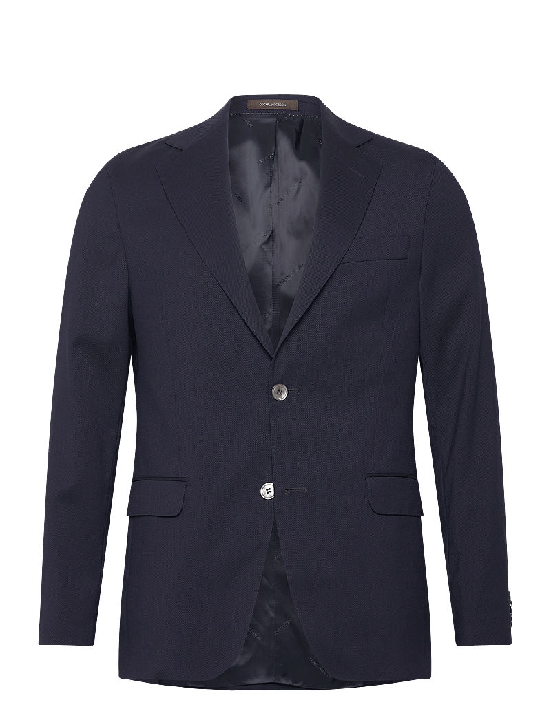 Oscar Jacobson - Ego Blazer - single breasted blazers - dark blue - 0