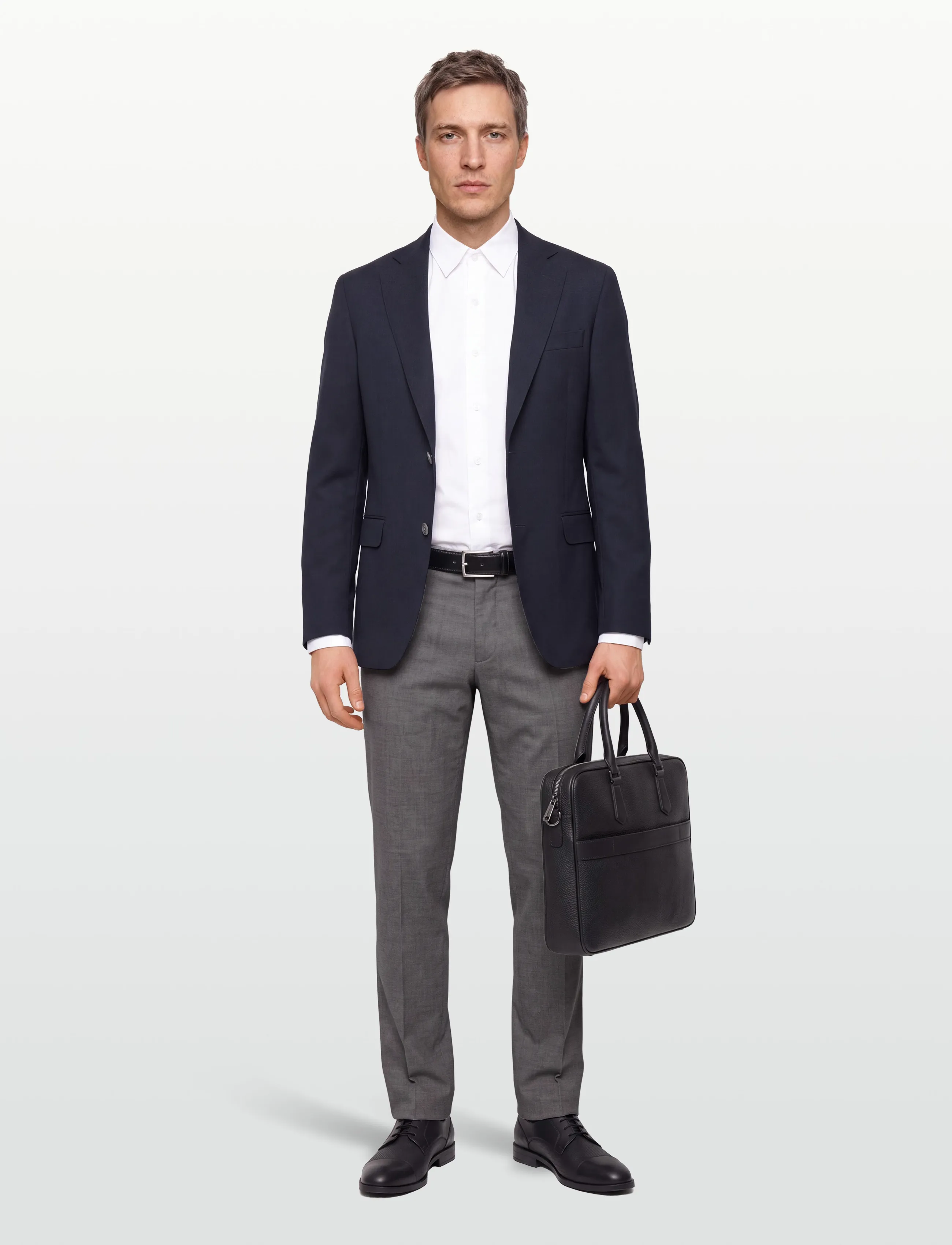 Oscar Jacobson Ego Blazer, 52, Navy, Blazere > Enkeltradede Blazere, Herre