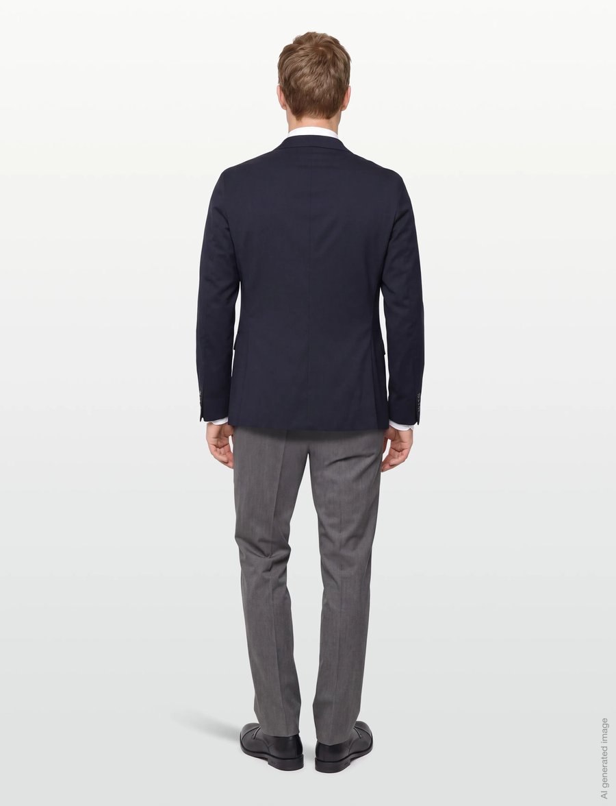 Oscar Jacobson - Ego Blazer - enkeltradede blazere - dark blue - 4