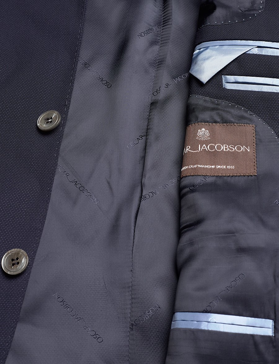 Oscar Jacobson - Ego Blazer - vienaeiliai švarkai - dark blue - 4