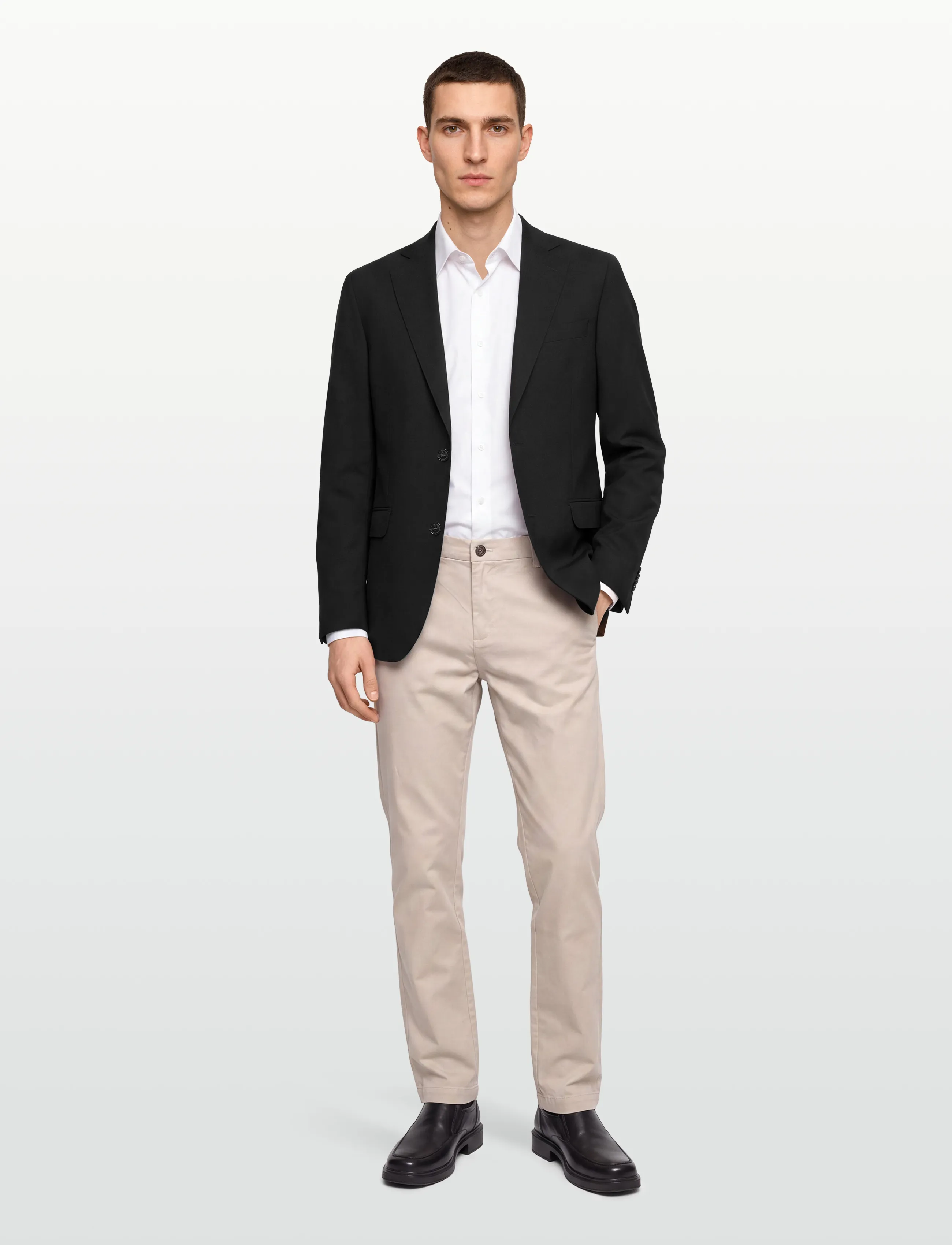 Oscar Jacobson Ego Blazer, 52, Black, Blazere > Enkeltradede Blazere, Herre