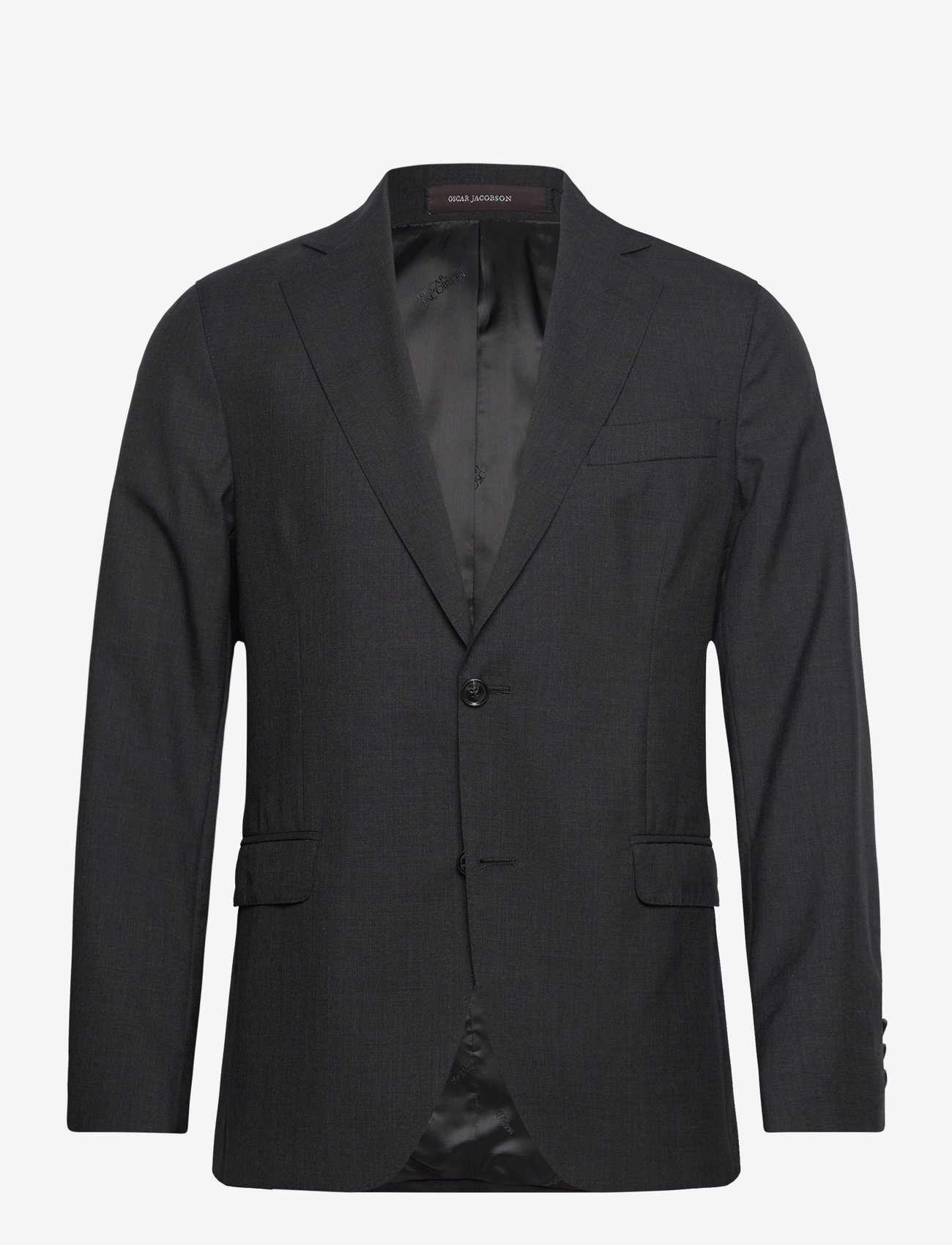 Oscar Jacobson - Ego Blazer - enkeltradede blazere - dark grey - 0