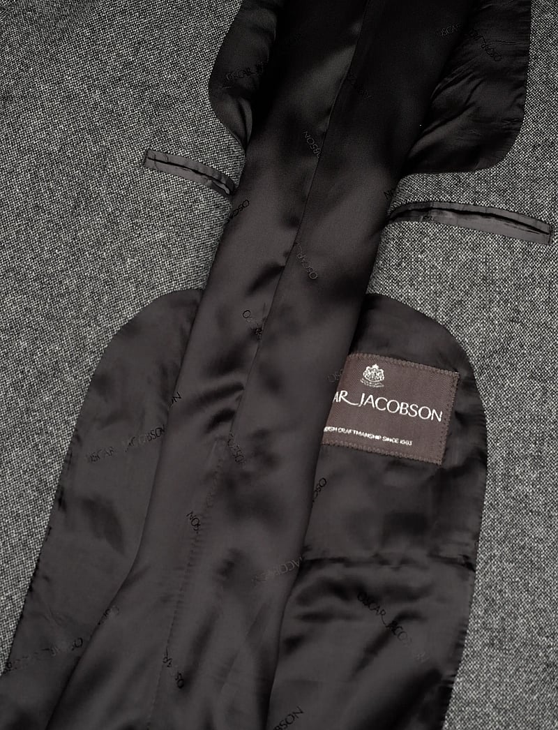 Oscar Jacobson - Fogerty Blazer - blazere - melange grey - 4