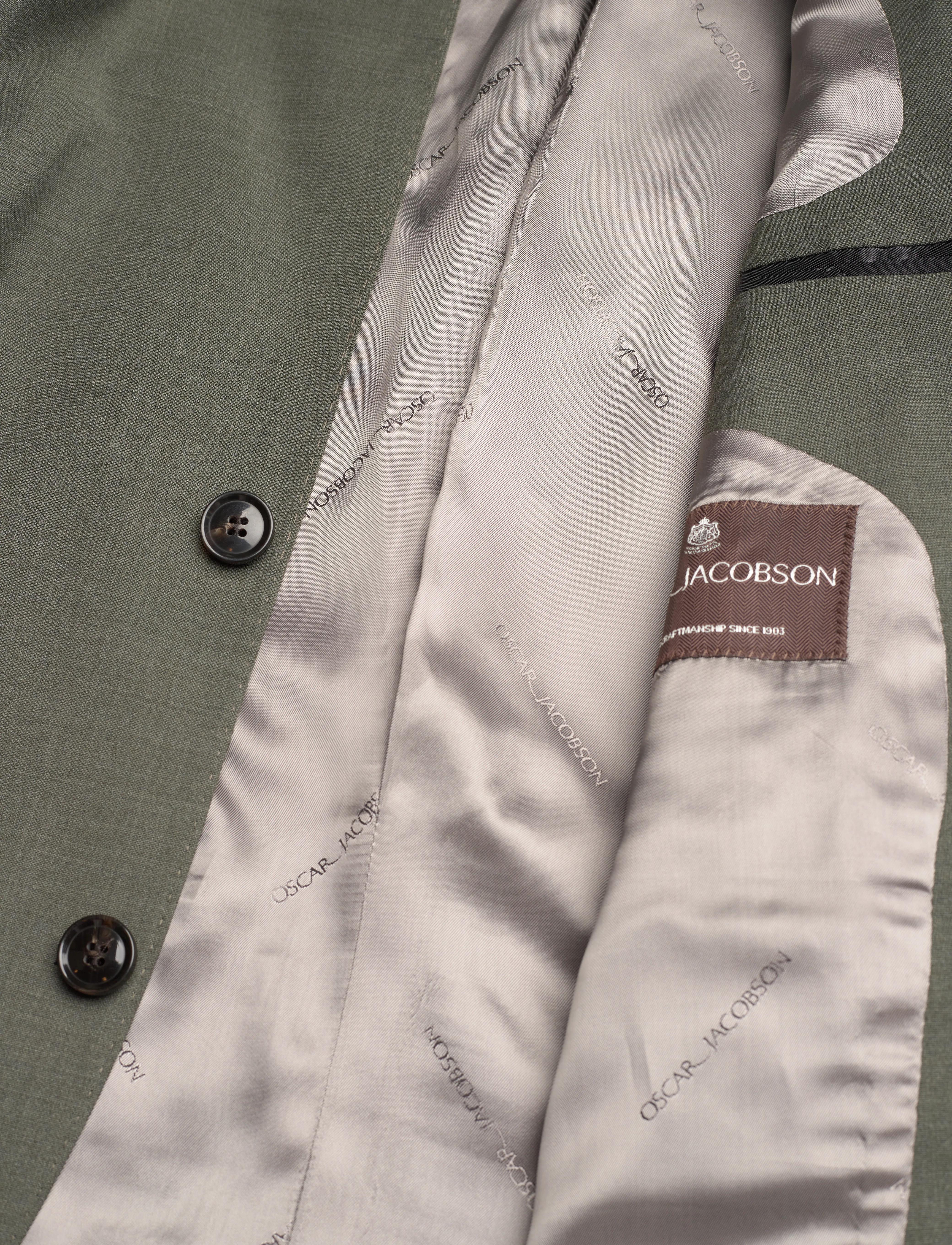 Oscar Jacobson - Fogerty Blazer - green swing - 4