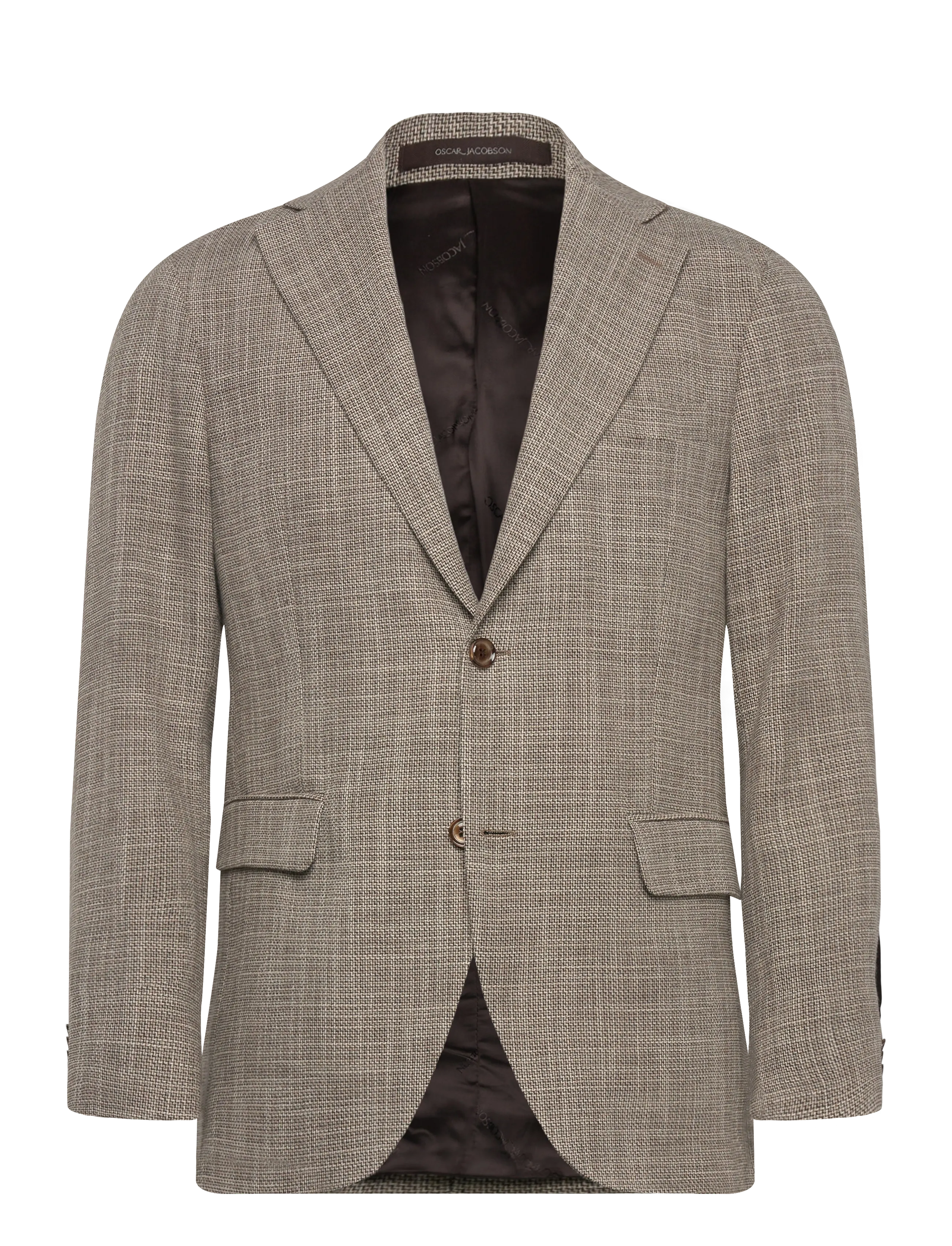 Oscar Jacobson Fogerty Blazer - Oscar Jacobson - PEBBLE BEIGE / brown