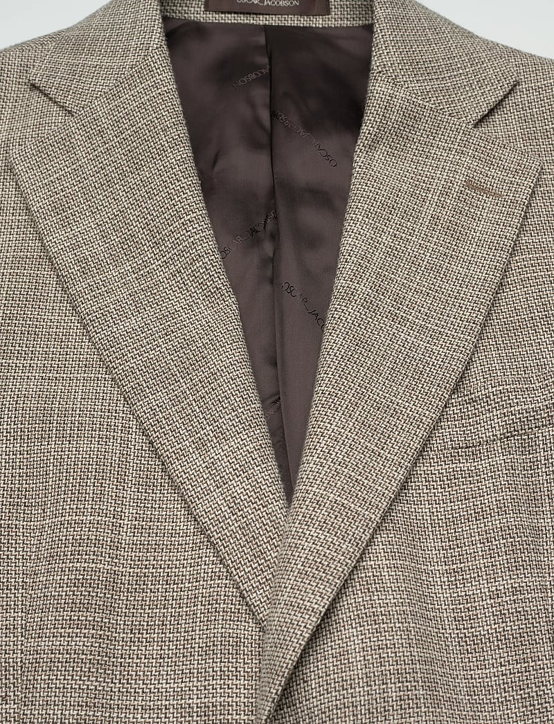Oscar Jacobson - Fogerty Blazer - yksiriviset bleiserit - pebble beige - 2