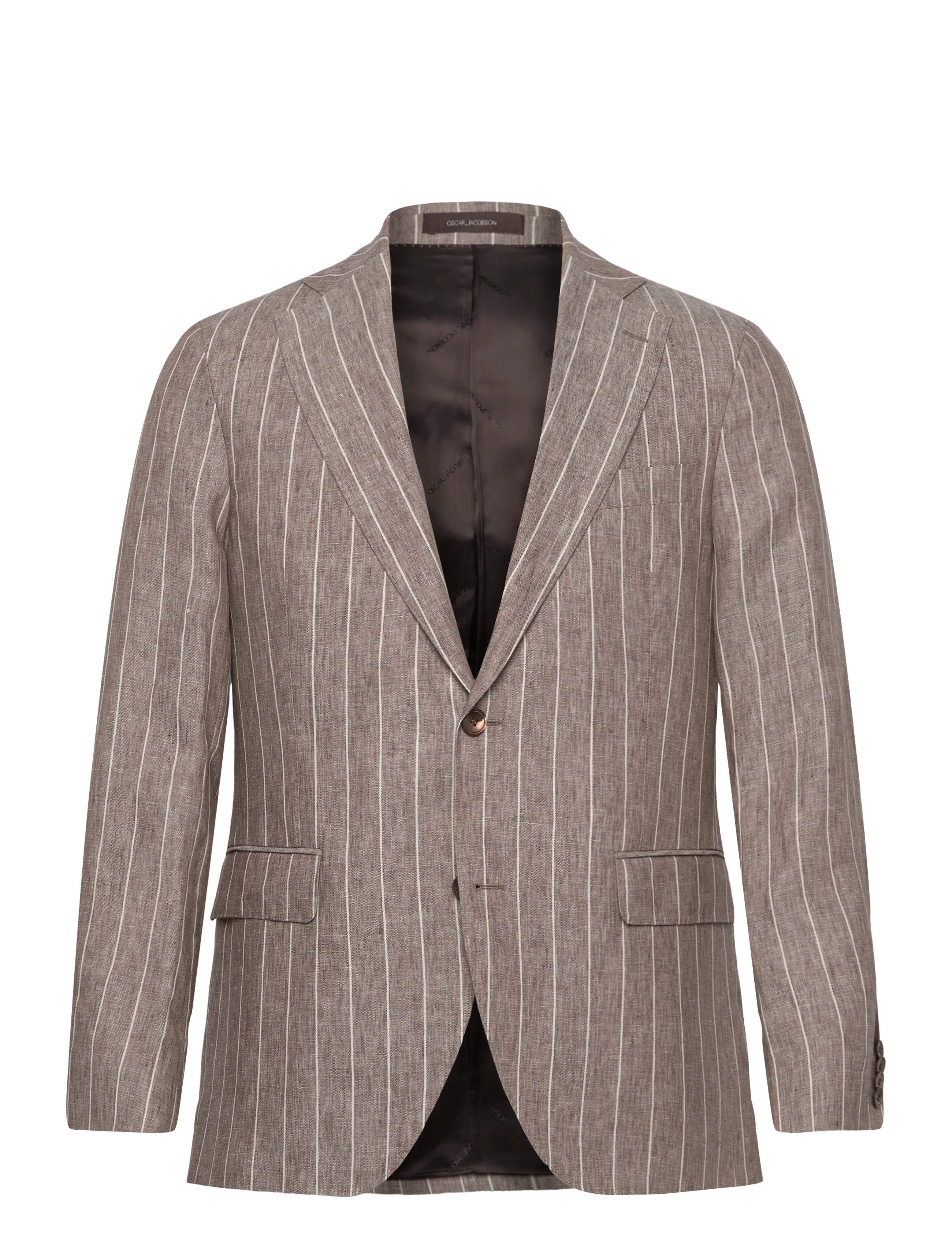 Oscar Jacobson Fogerty Blazer, 54, Beige, Blazere > Enkeltradede Blazere, Herre