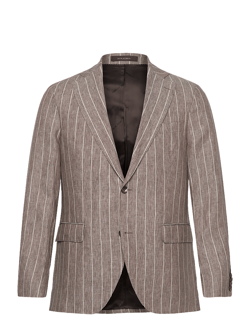 Oscar Jacobson - Fogerty Blazer - Ühe rinnatisega pintsakud - brindle beige - 0