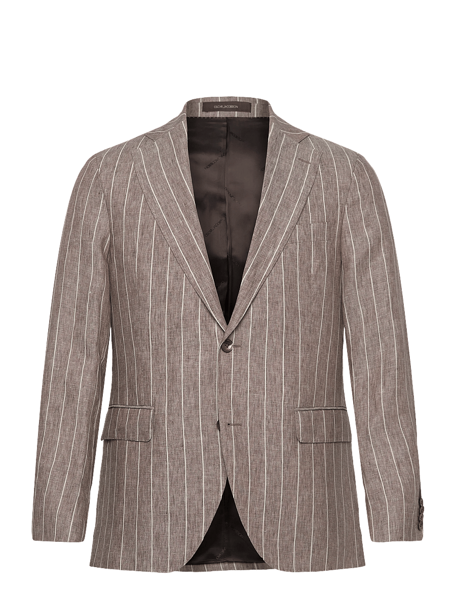 Oscar Jacobson - Fogerty Blazer - enkeltradede blazere - brindle beige - 0