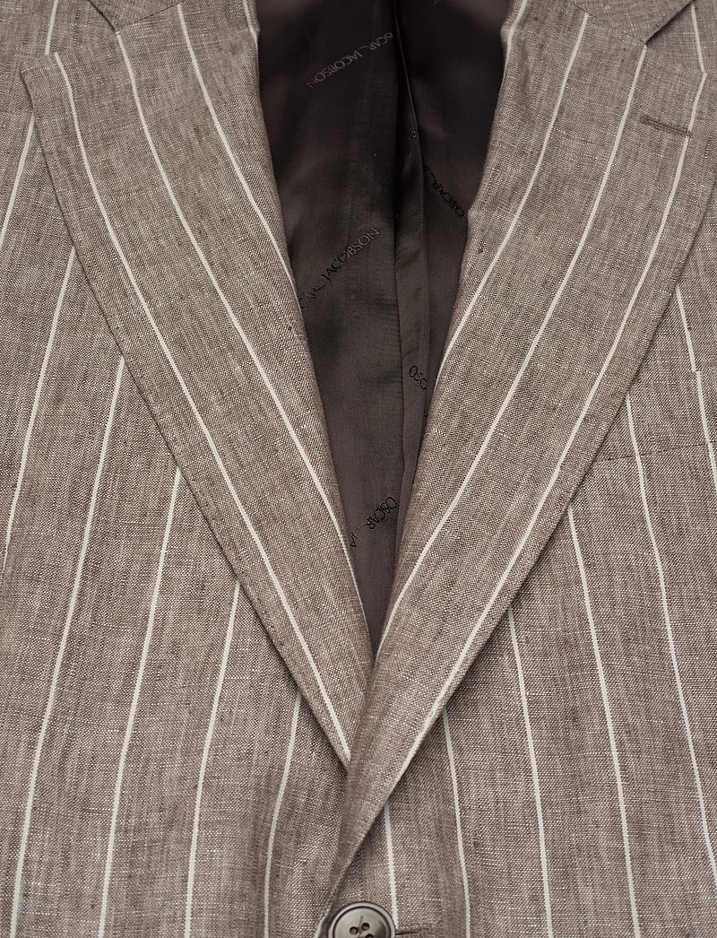 Oscar Jacobson - Fogerty Blazer - Ühe rinnatisega pintsakud - brindle beige - 2