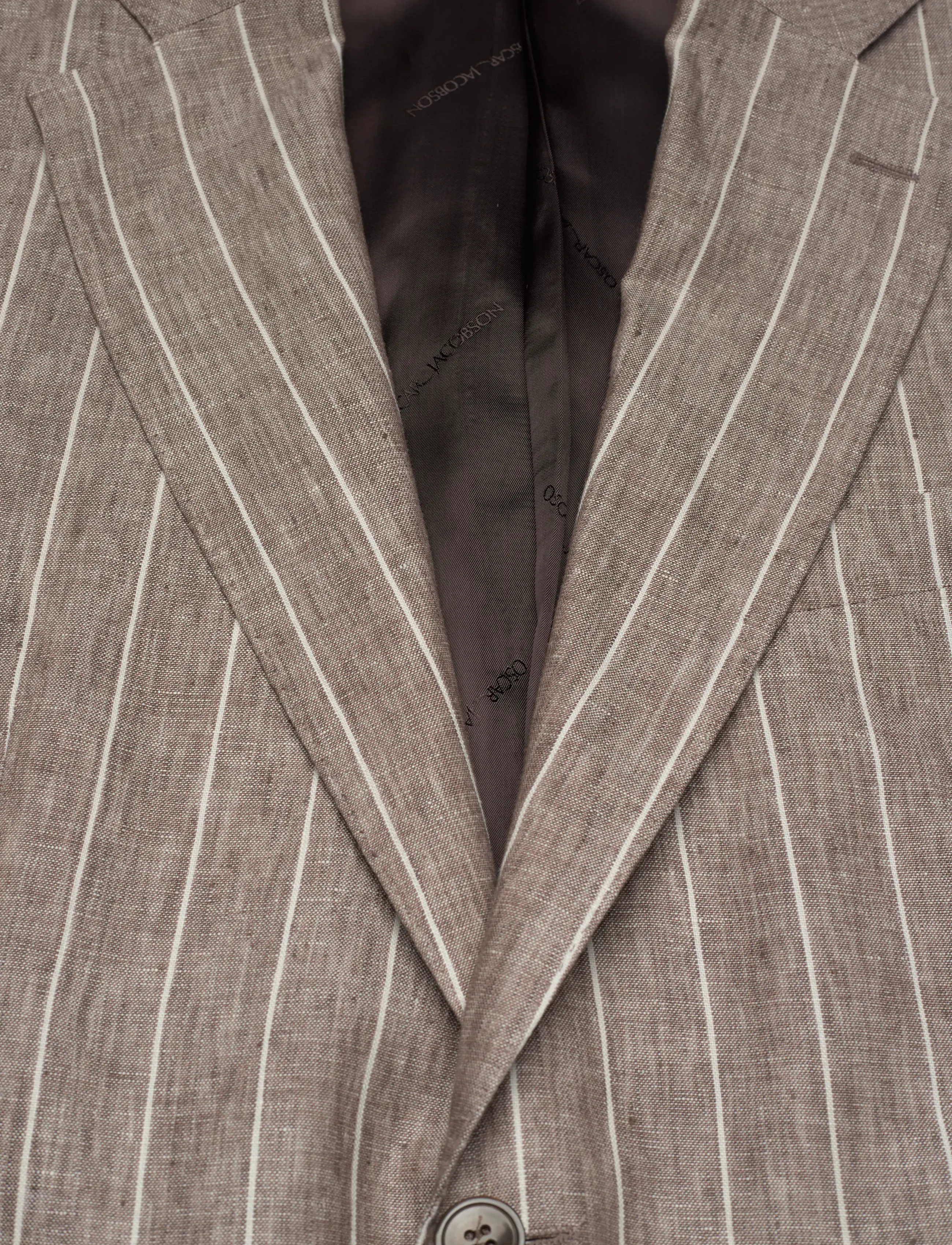 Oscar Jacobson - Fogerty Blazer - Ühe rinnatisega pintsakud - brindle beige - 2