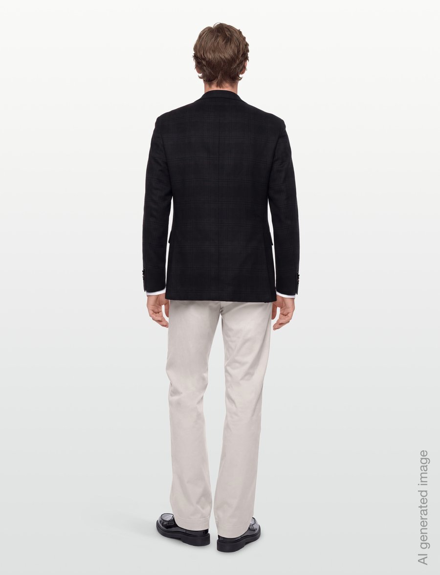 Oscar Jacobson - Fogerty Blazer - einreiher - dark brown - 4