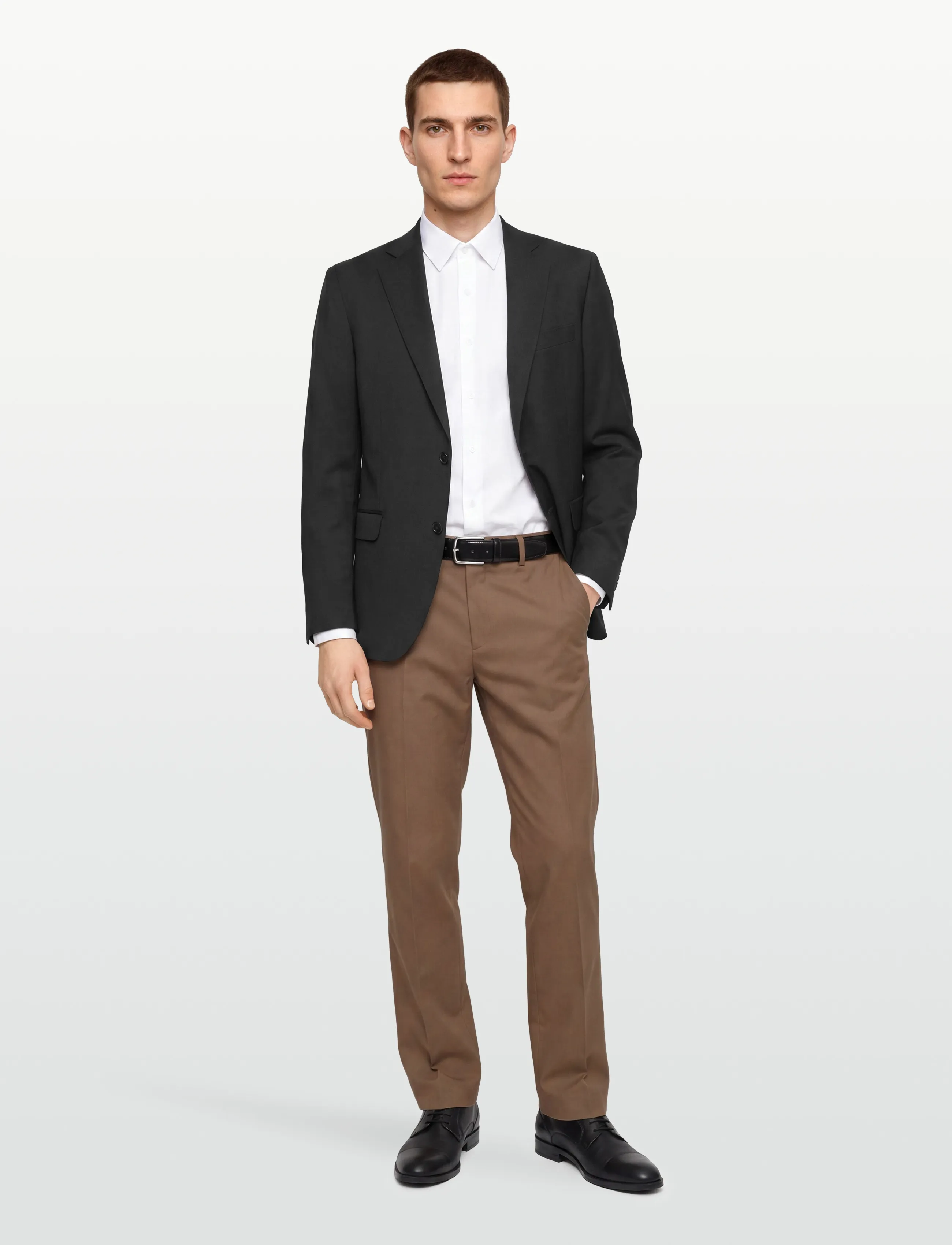 Oscar Jacobson Fogerty Blazer, 48, Black, Blazere > Enkeltradede Blazere, Herre