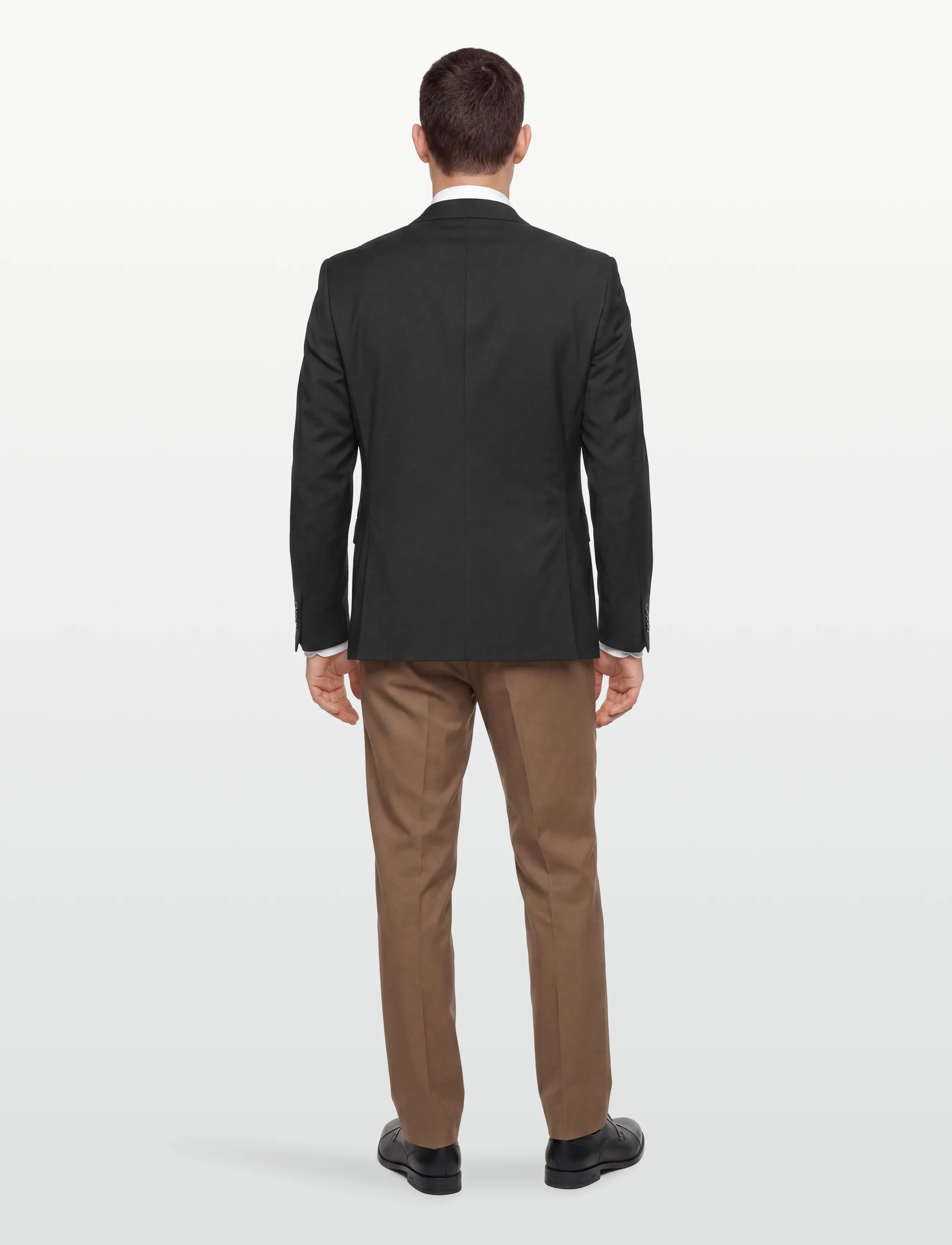 Oscar Jacobson - Fogerty Blazer - single breasted blazers - black - 4