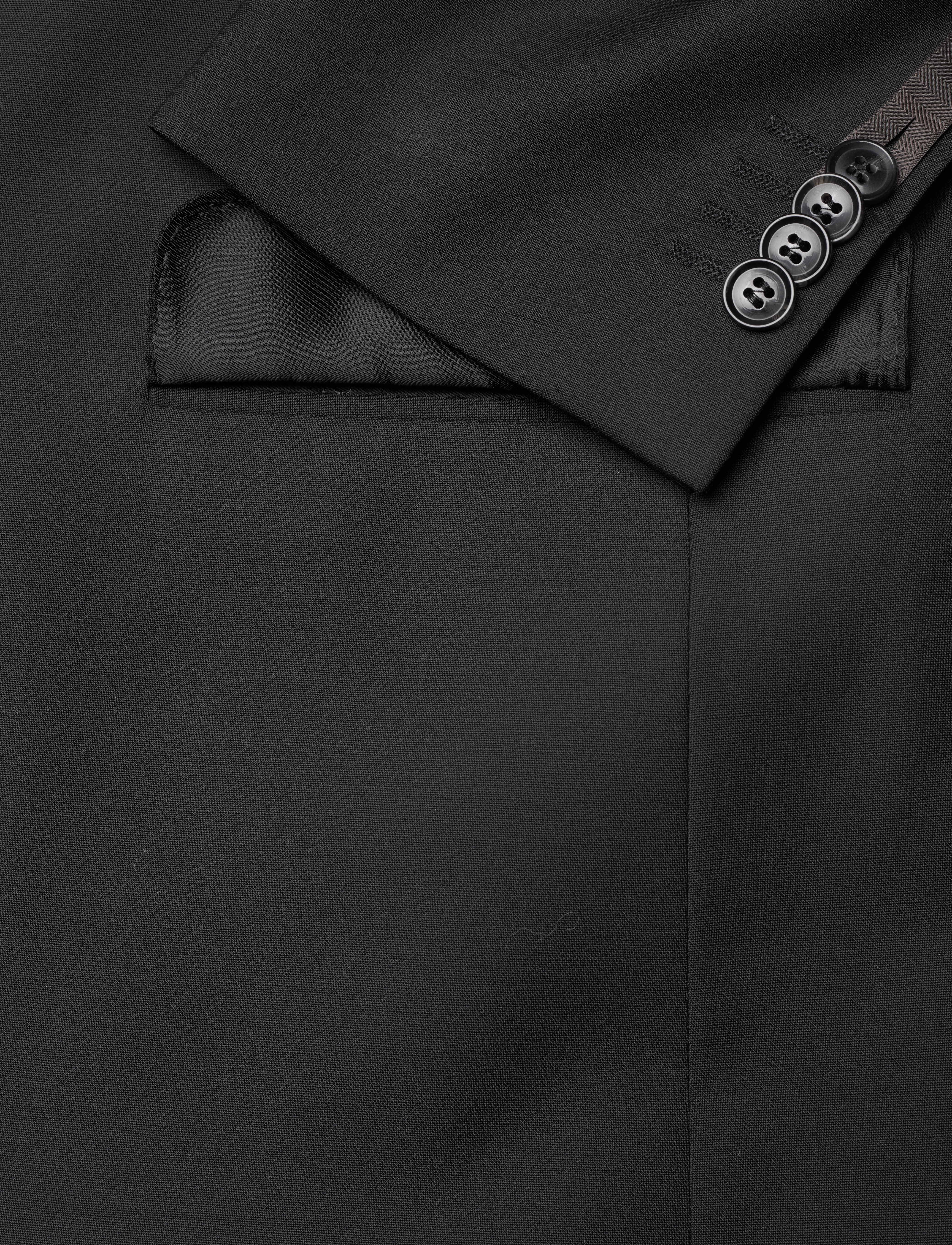 Oscar Jacobson - Fogerty Blazer - single breasted blazers - black - 3