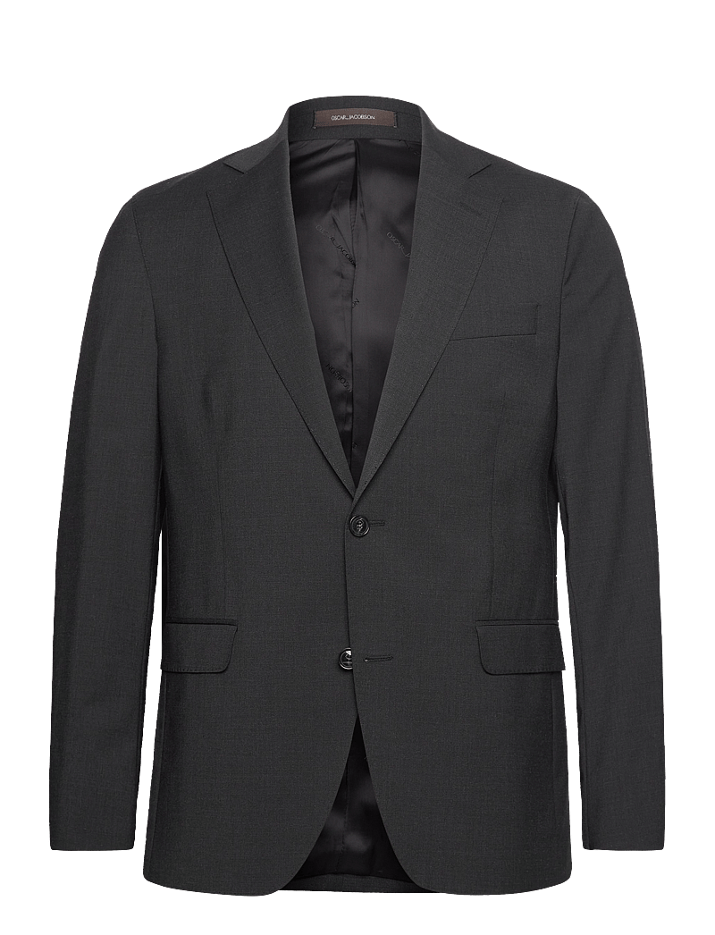 Oscar Jacobson - Fogerty Blazer - enkelknäppta kavajer - dark grey - 0