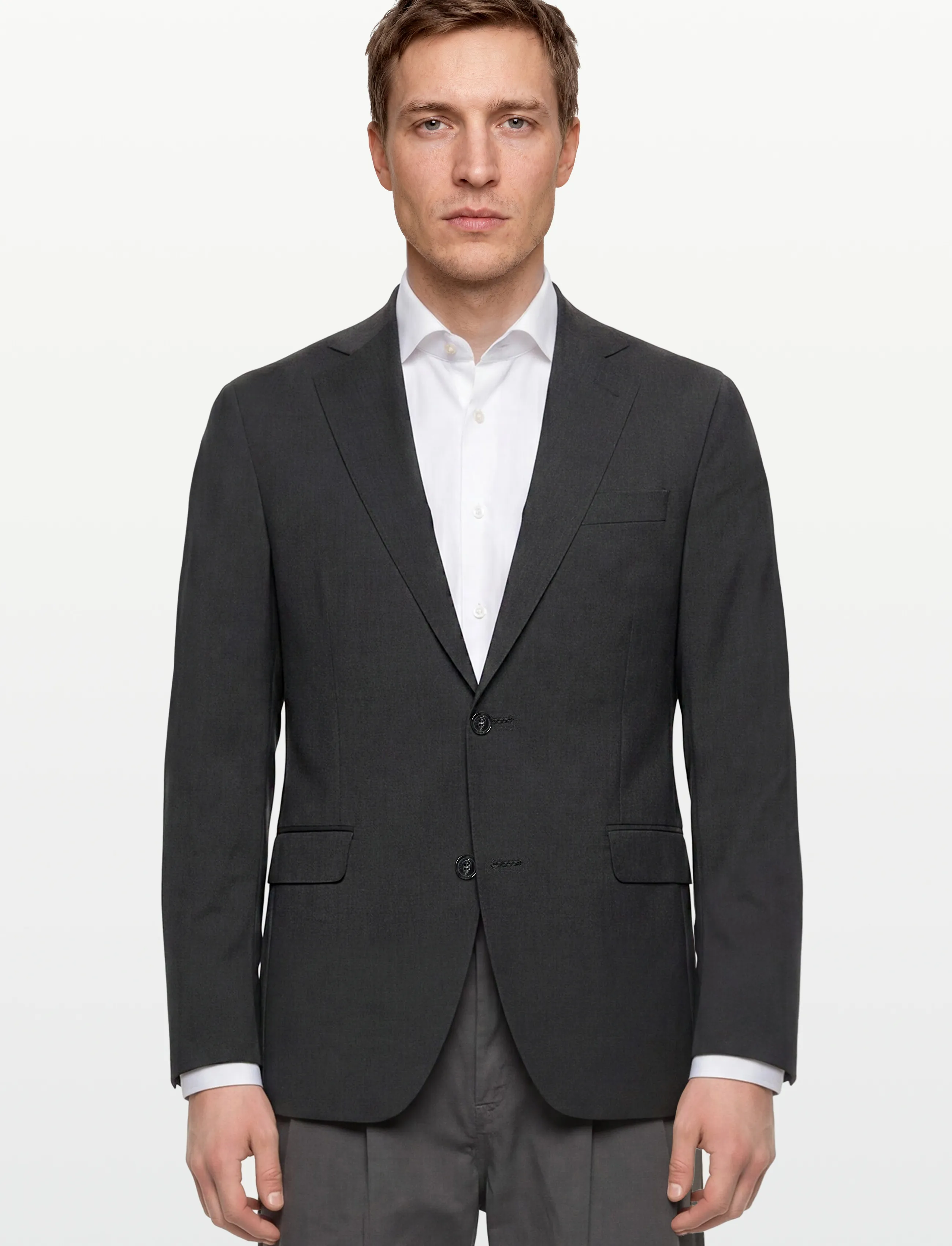 Oscar Jacobson - Fogerty Blazer - einreiher - dark grey - 3