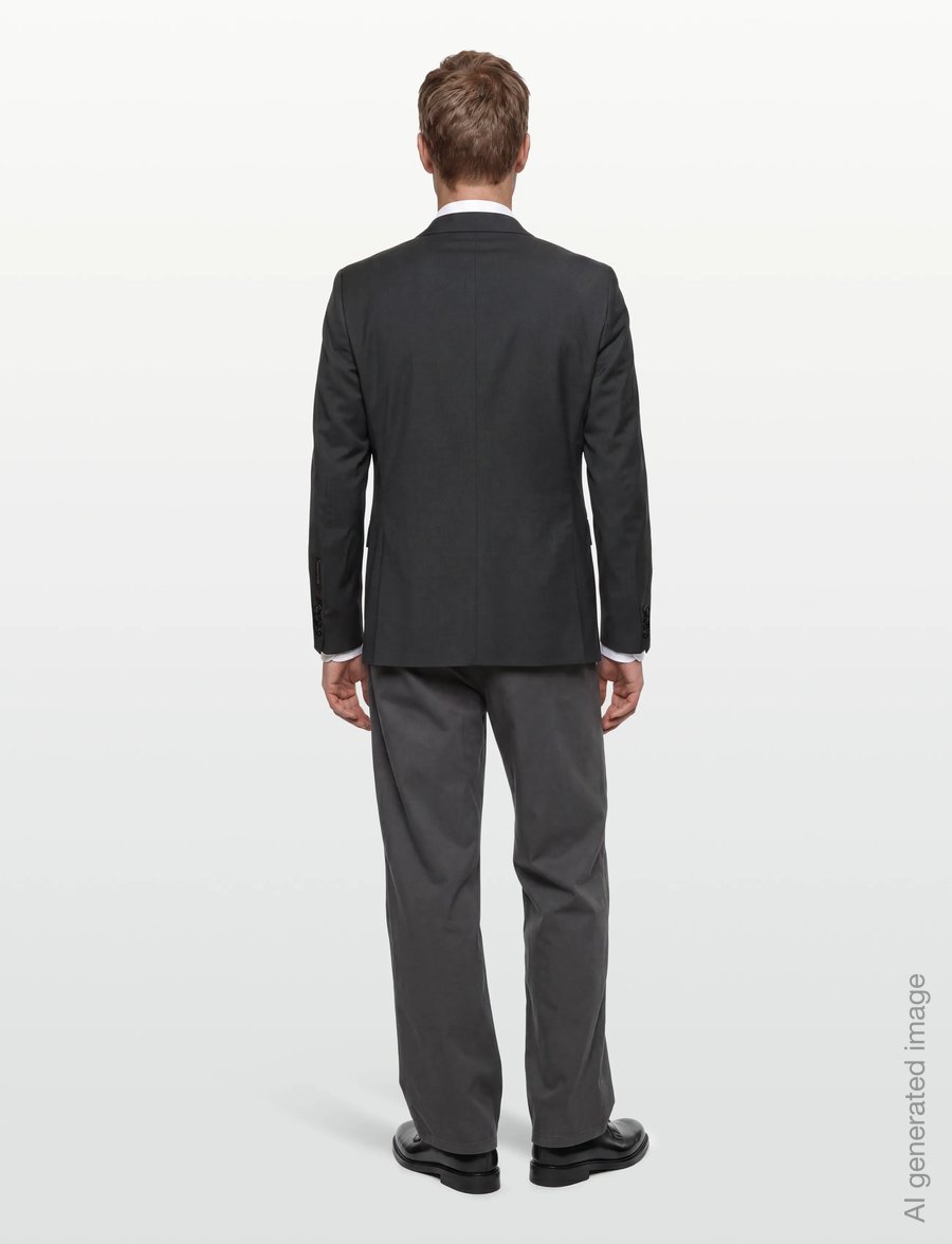 Oscar Jacobson - Fogerty Blazer - enkelknäppta kavajer - dark grey - 4