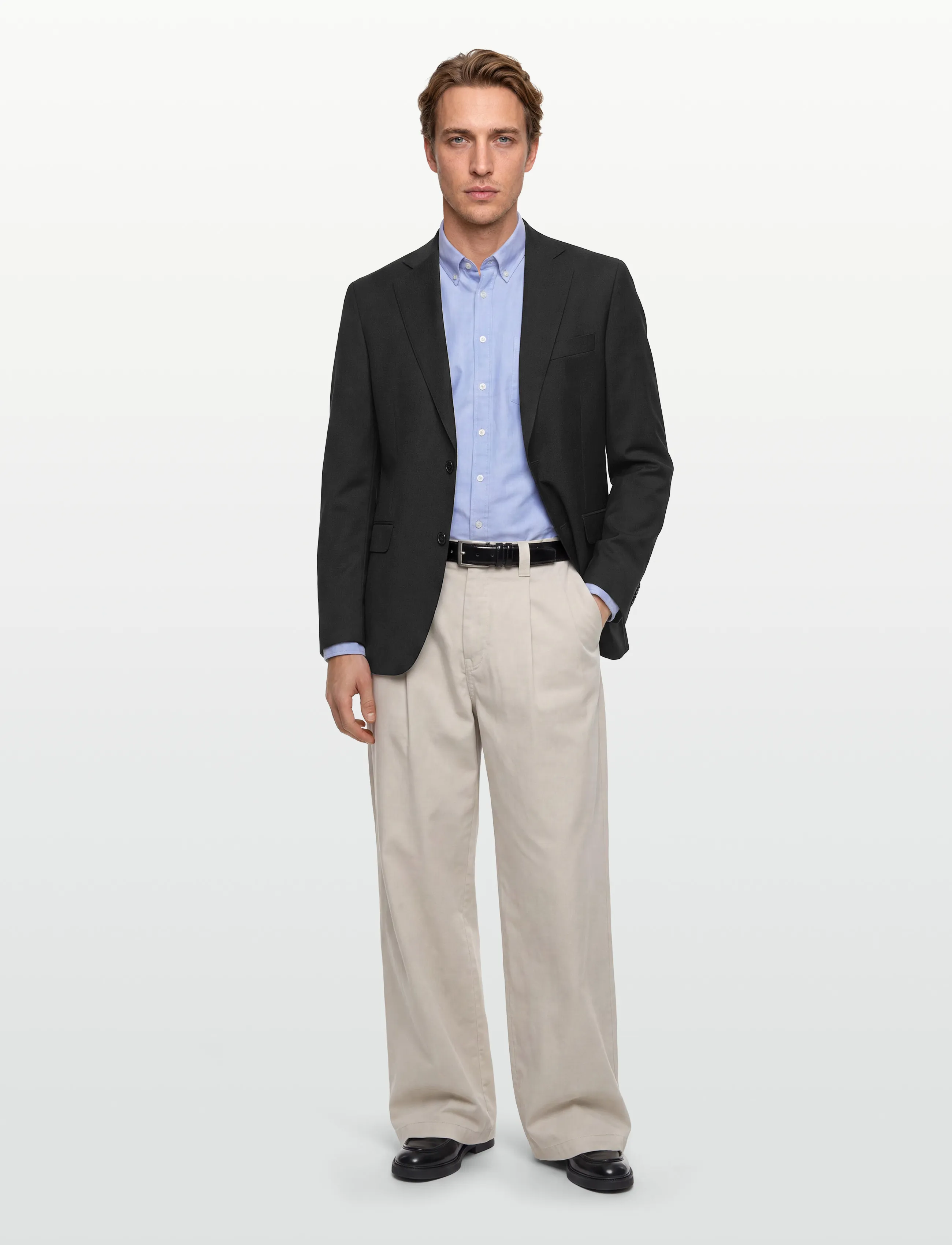 Oscar Jacobson Fogerty Blazer, 58, Black, Blazere > Enkeltradede Blazere, Herre