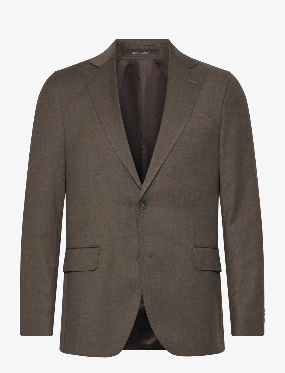 Oscar Jacobson - Fogerty Blazer - enkeltradede blazere - beige melange - 0