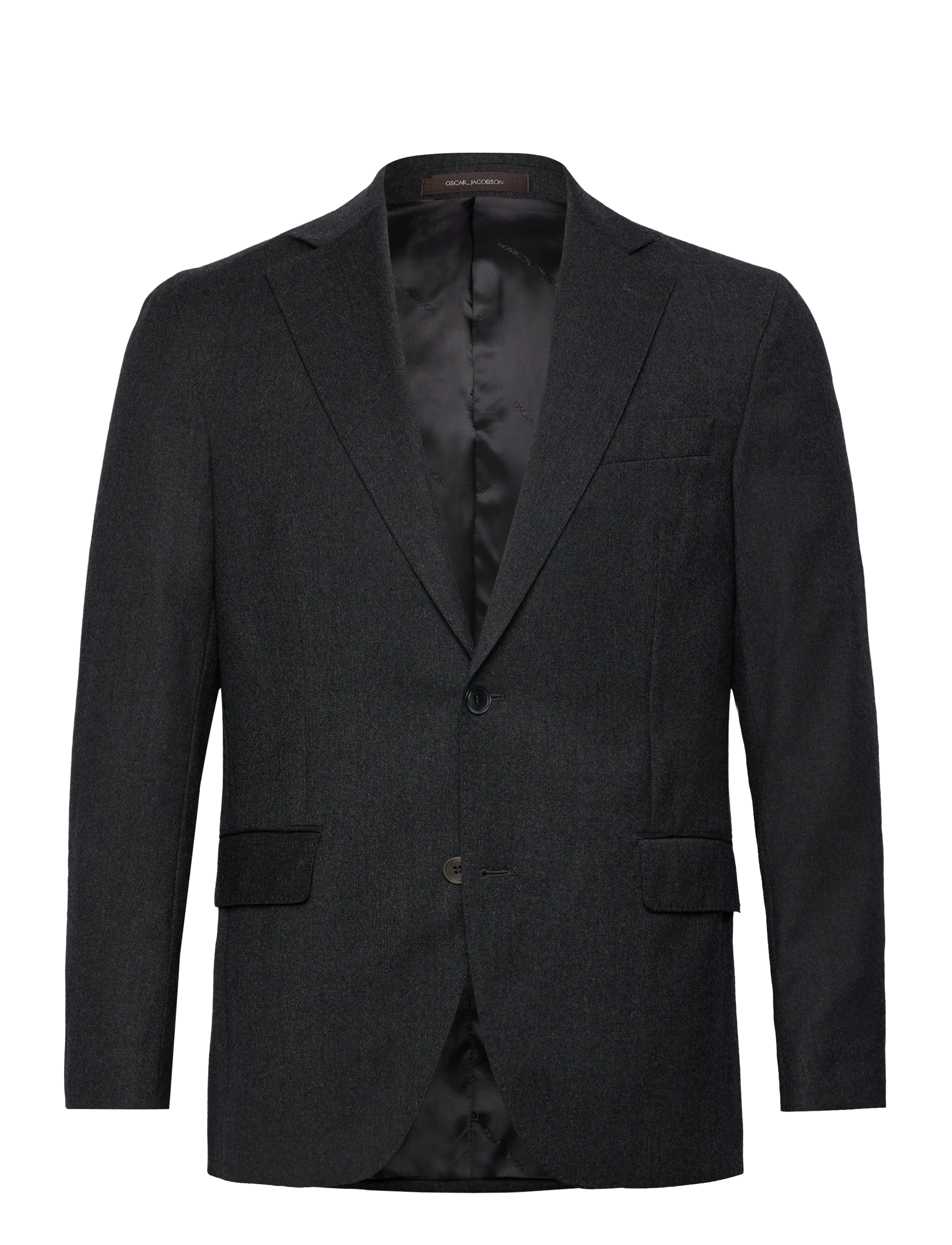 Oscar Jacobson Fogerty Blazer, 50, Grey, Blazere > Enkeltradede Blazere, Herre