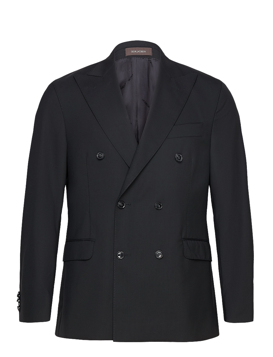 Oscar Jacobson - Farris Blazer - dobbeltradede blazere - black - 1