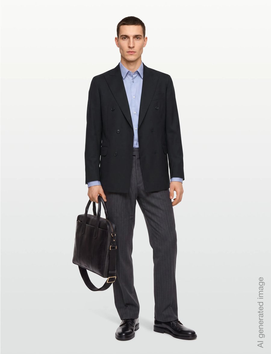 Oscar Jacobson - Farris Blazer - dobbeltradede blazere - black - 0