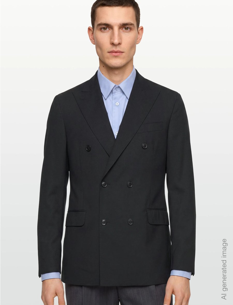 Oscar Jacobson - Farris Blazer - dobbeltradede blazere - black - 3