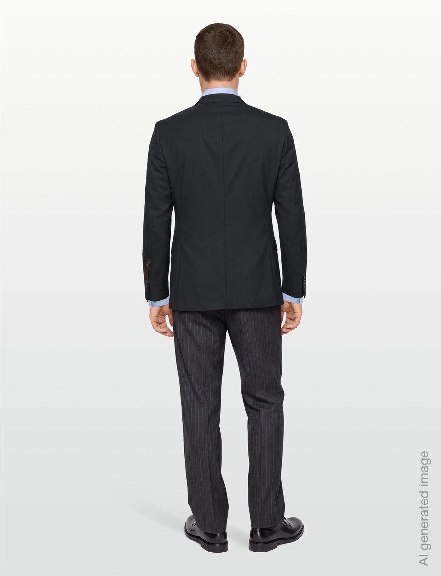 Oscar Jacobson - Farris Blazer - dobbeltradede blazere - black - 4