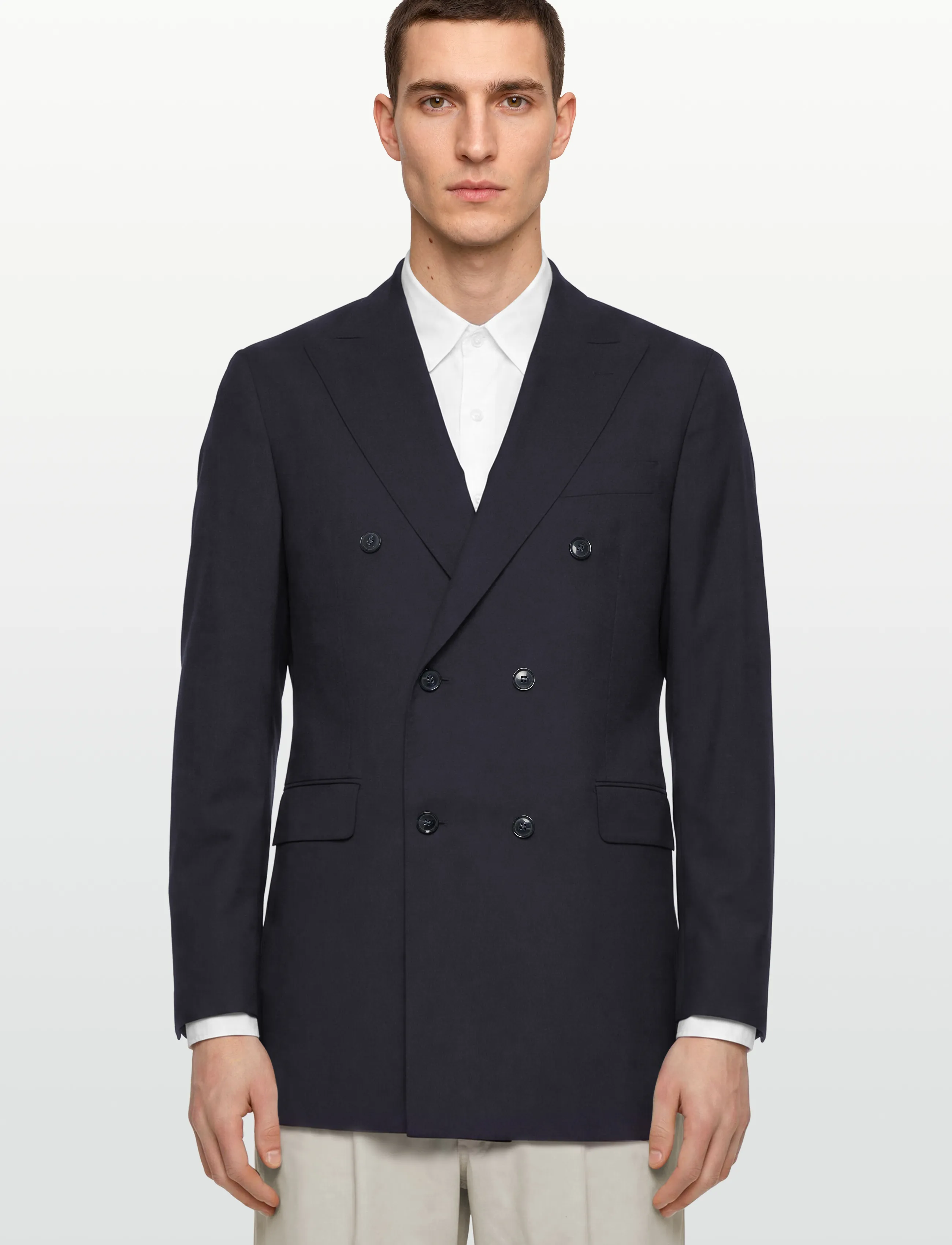 Oscar Jacobson - Farris Blazer - kaherealised pintsakud - navy - 3