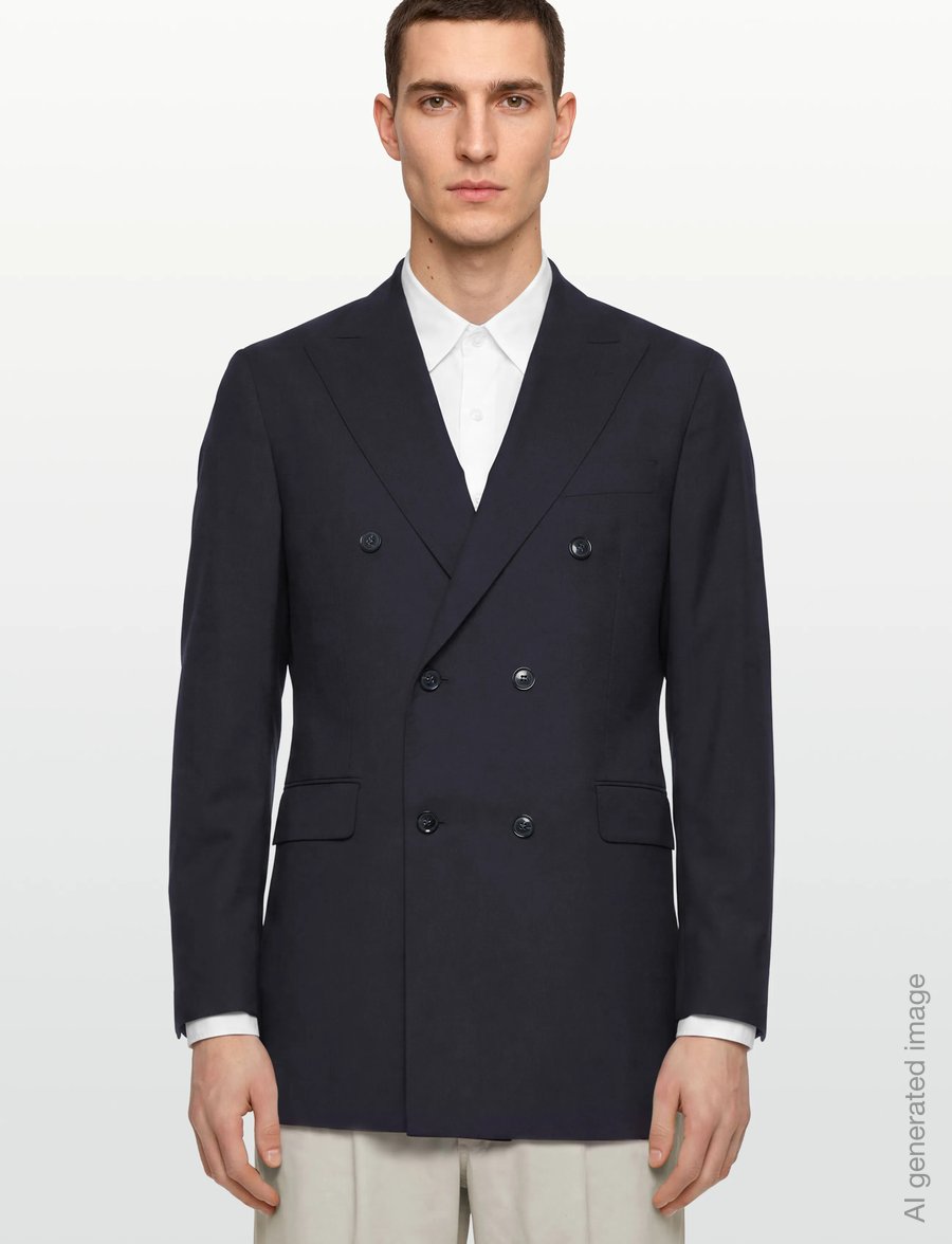 Oscar Jacobson - Farris Blazer - dobbeltradede blazere - navy - 3