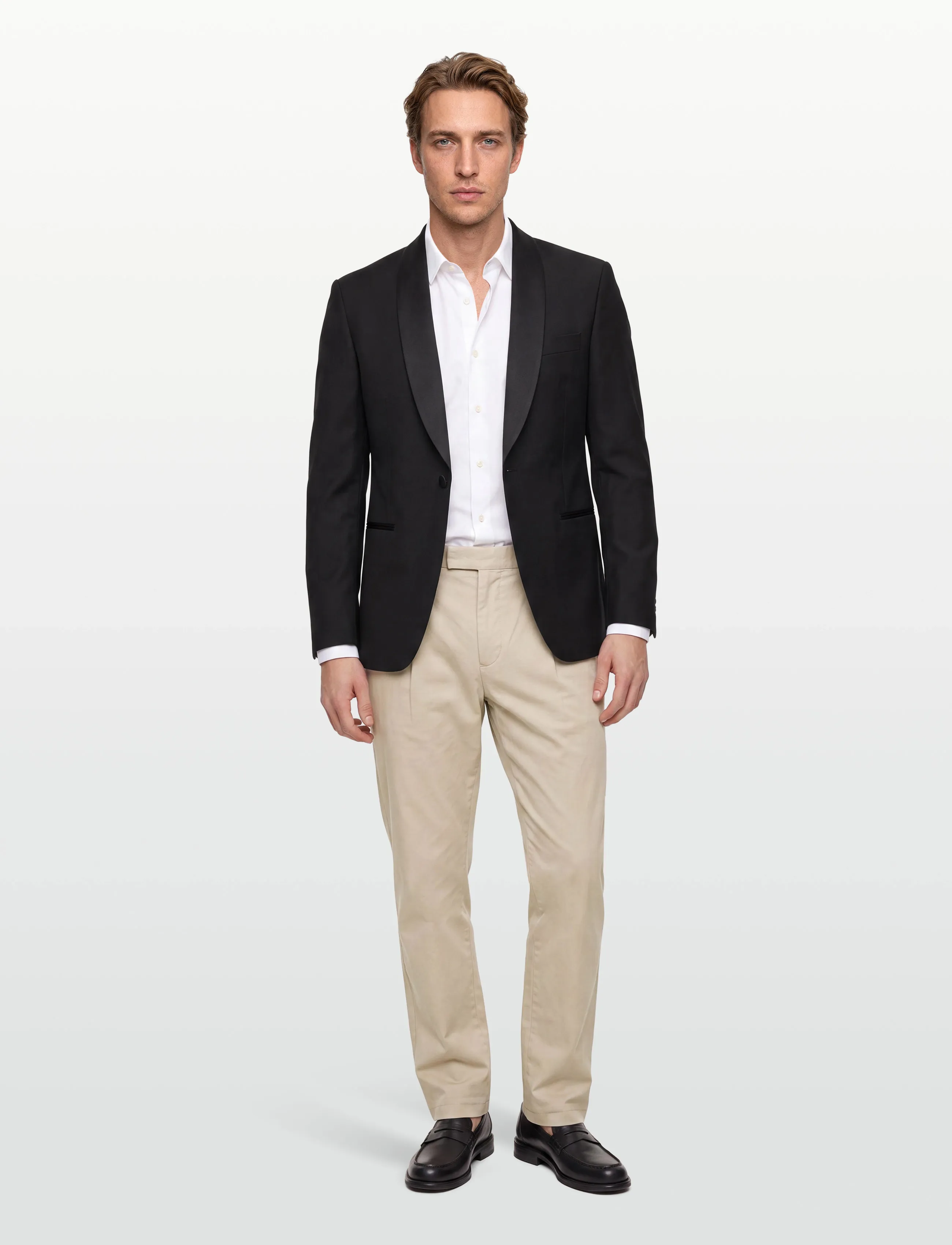 Oscar Jacobson Figaro Blazer, 46, Black, Suits & Blazere > Tuxedos, Herre