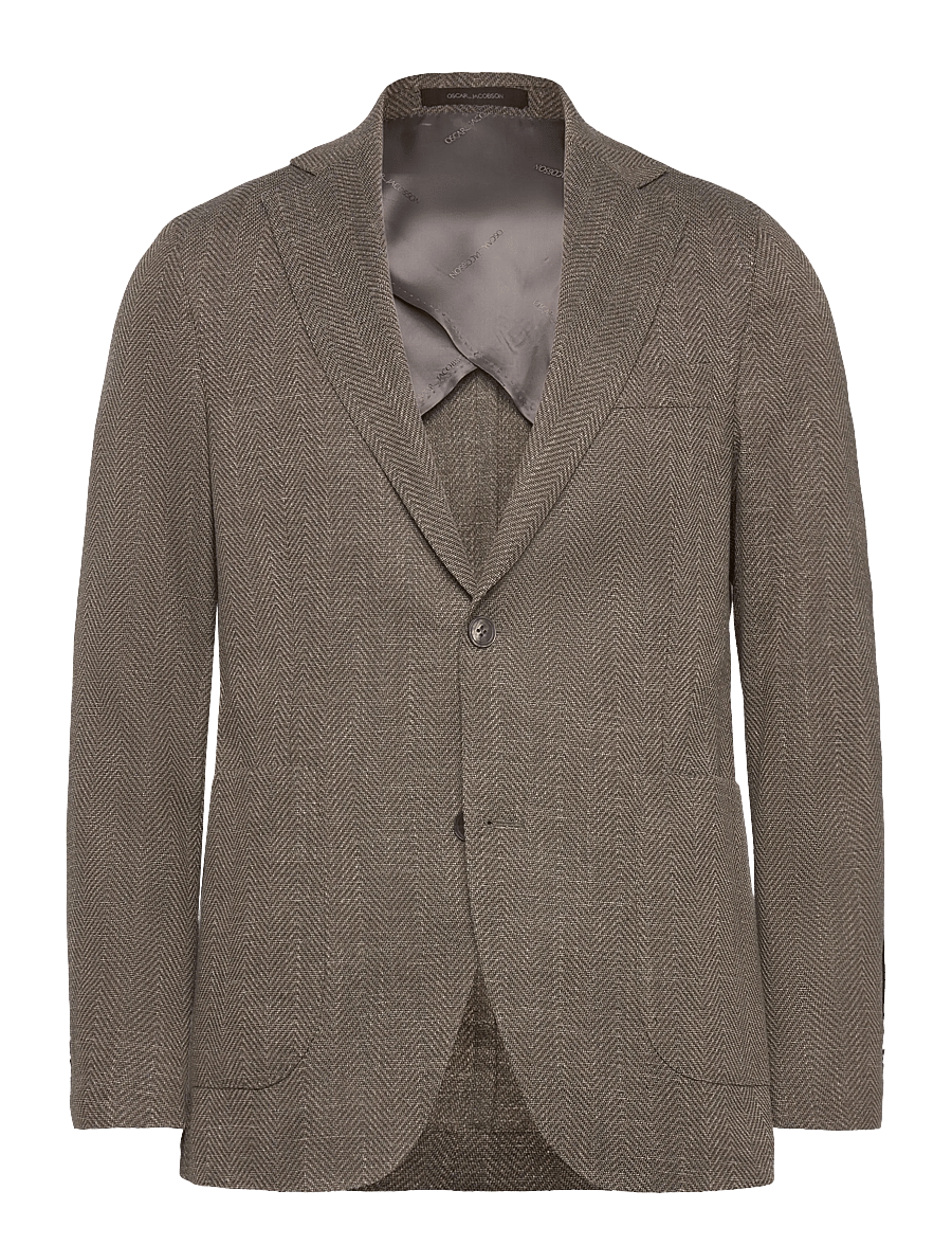 Oscar Jacobson - Ferry Patch Soft Blazer - einreiher - light battle green - 0