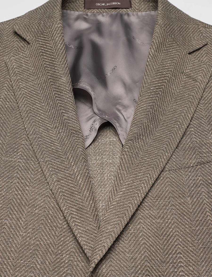 Oscar Jacobson - Ferry Patch Soft Blazer - einreiher - light battle green - 2