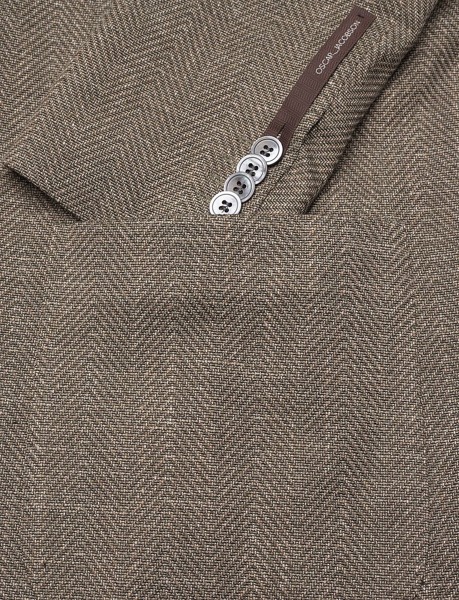 Oscar Jacobson - Ferry Patch Soft Blazer - einreiher - light battle green - 3