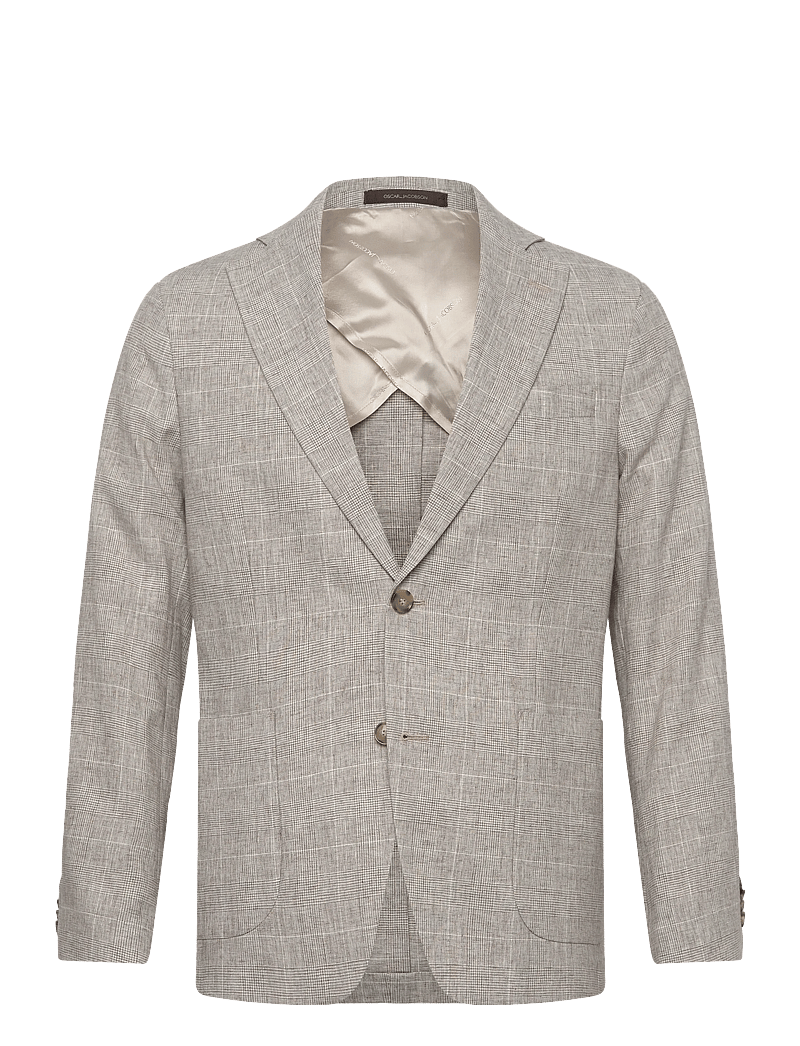 Oscar Jacobson - Ferry Patch Soft Blazer - einreiher - almond beige - 0